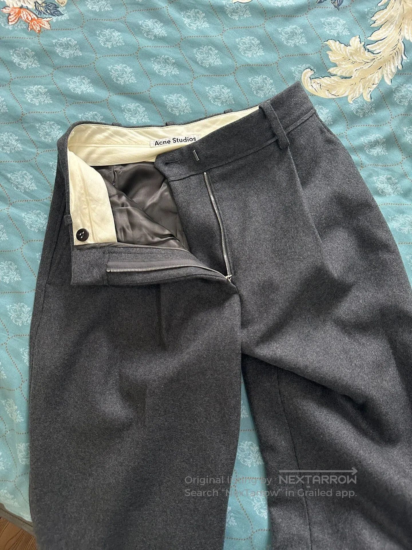 Acne Studios Acne Wool Trousers with Stylish Fit. Size 26" / US 2 / IT 38 - 3 Thumbnail