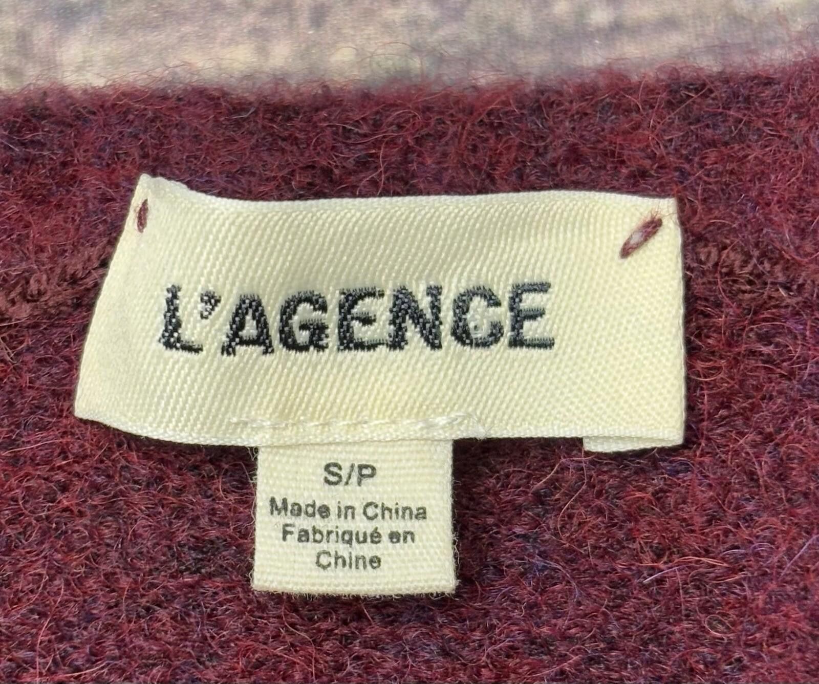 Other L'Agence Sweater Womens Small Tie Wool Alpaca Kimono Sleeve Size S / US 4 / IT 40 - 2 Thumbnail