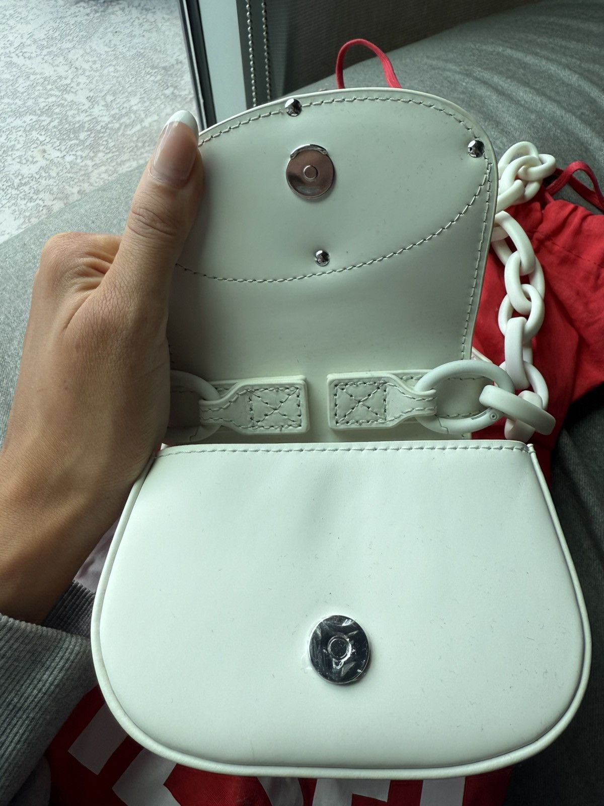 Diesel Off white mini diesel 1dr bag Size ONE SIZE - 2 Thumbnail