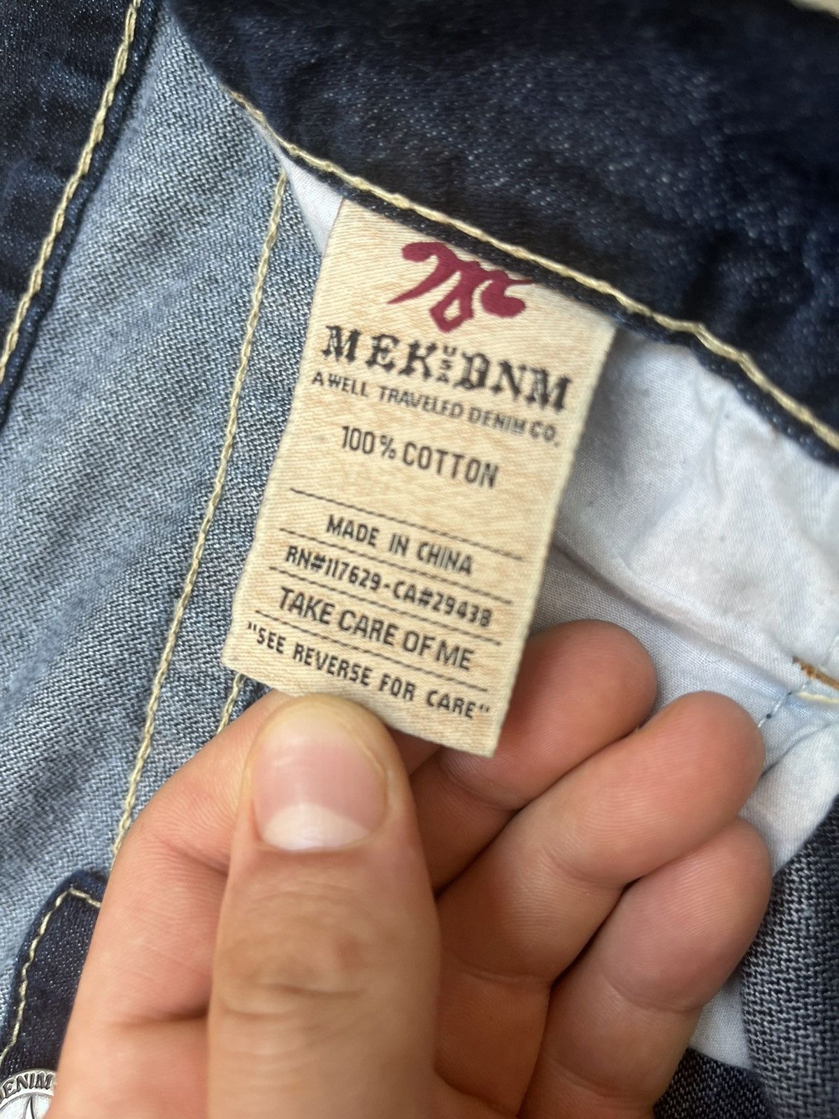 MEK × Mek Denim Vintage Y2K Flared Jeans Mek Denim Size US 34 / EU 50 - 5 Thumbnail