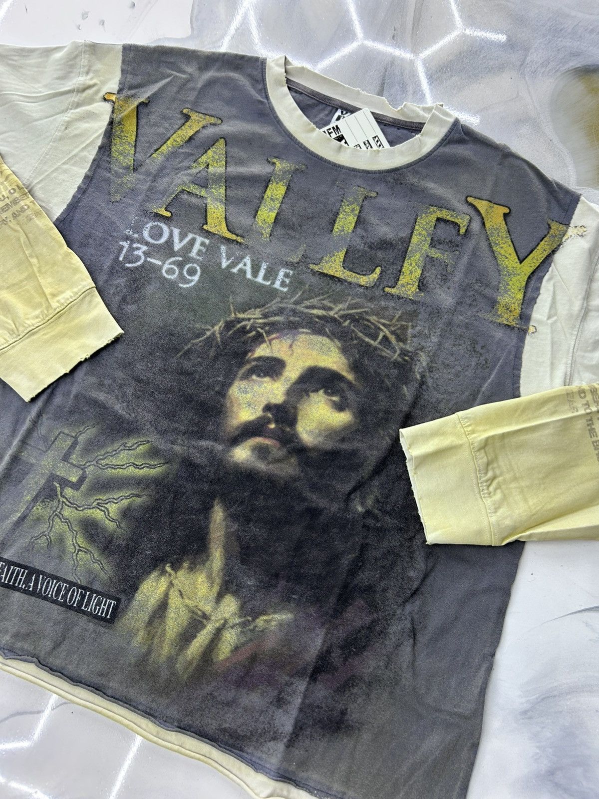 Vale Vale 13-69 Longsleeve Tee Black Cream Size L Size US L / EU 52-54 / 3 - 4 Thumbnail