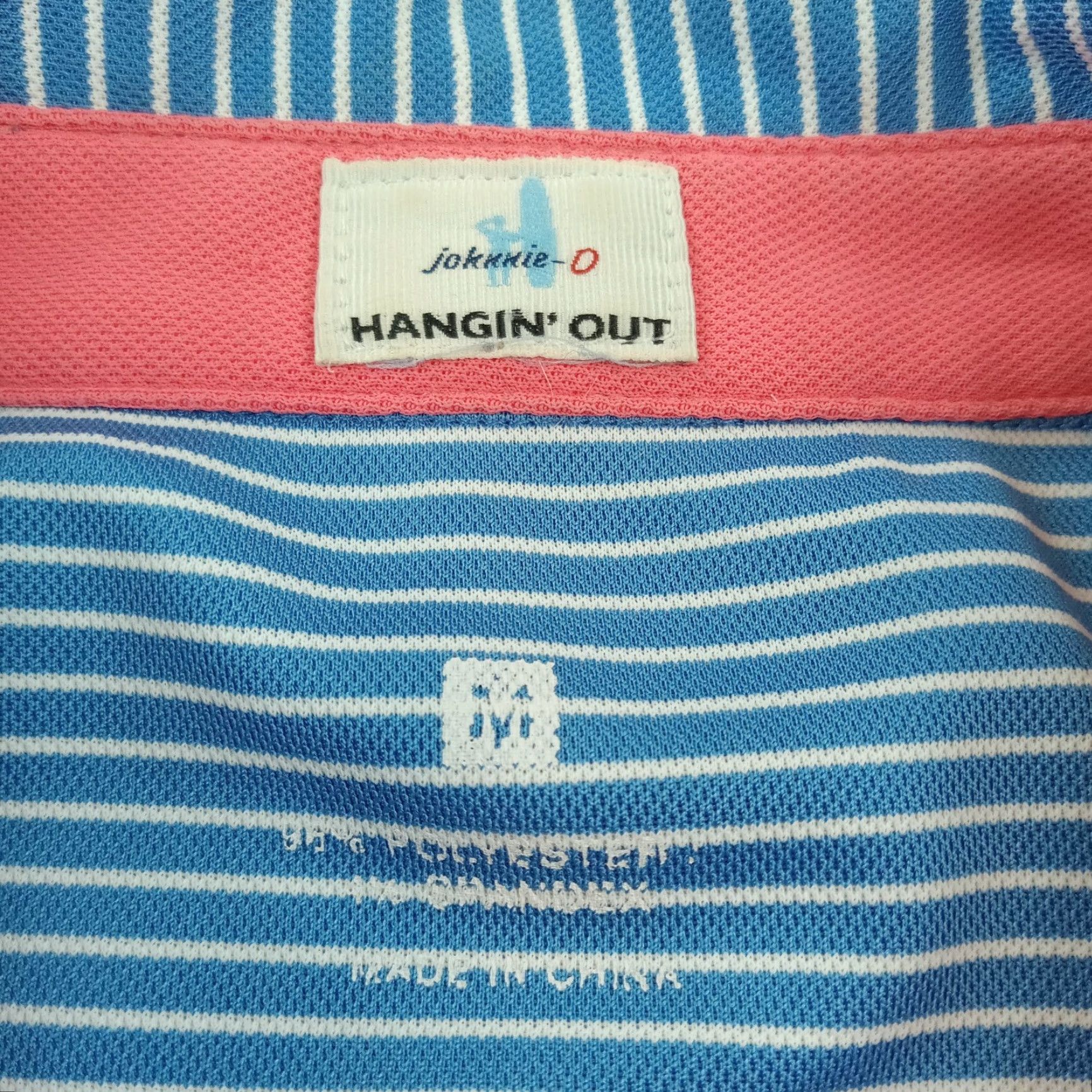 johnnie-O johnnie-O Polo Shirt Men M Blue White Striped Short Sleeve Casual Stretch Shirt Mens Size M Blue Striped Polo Shirt Johnnie-O Size US M / EU 48-50 / 2 - 5 Thumbnail