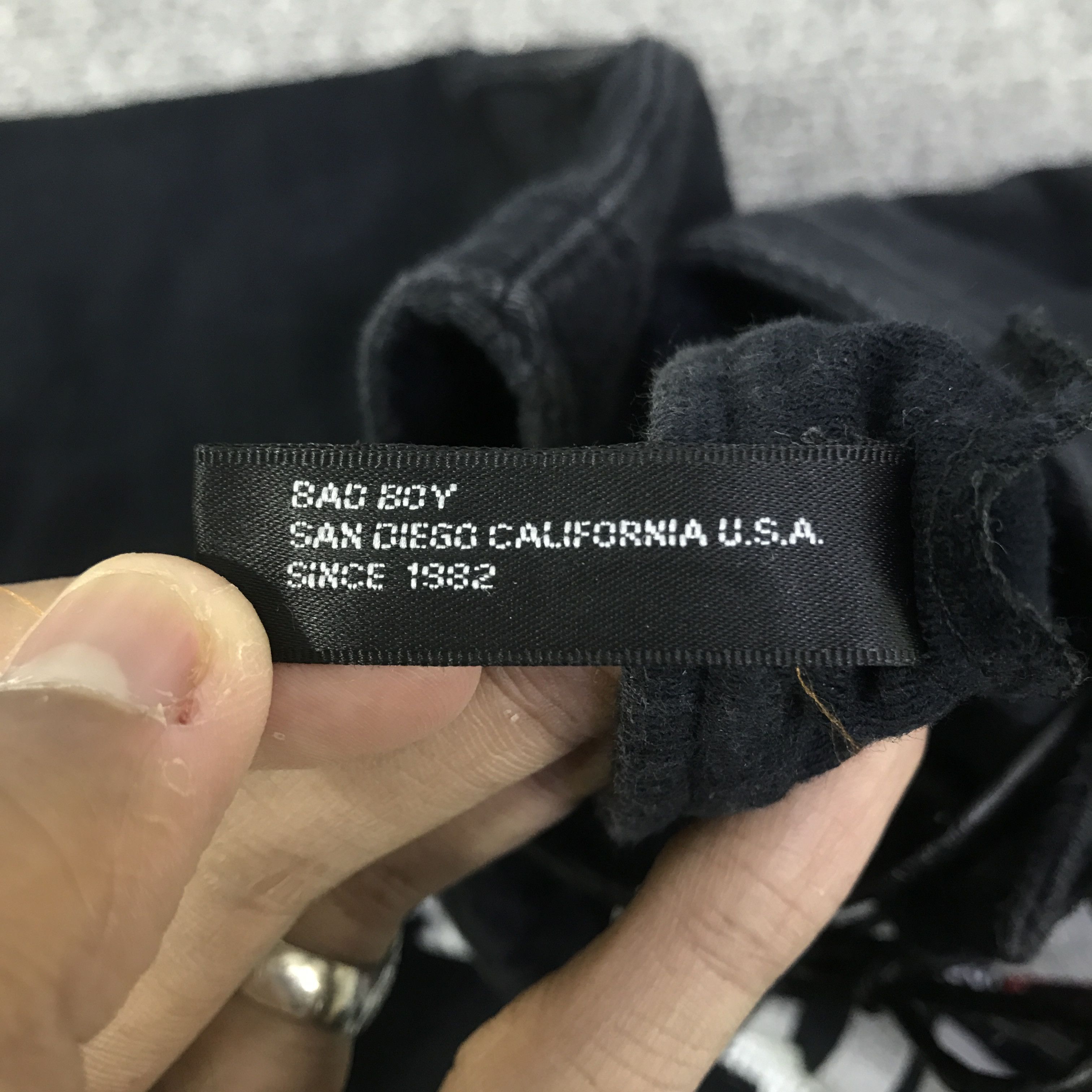 Japanese Brand BadBoy California usa Black Punk t-shirt K93B25 Size US L / EU 52-54 / 3 - 12 Thumbnail