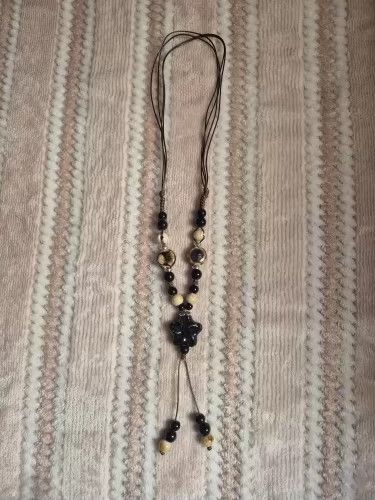 Handmade Flower Pendant Necklace Handmade Jewelry Gift For Her Size ONE SIZE - 3 Thumbnail