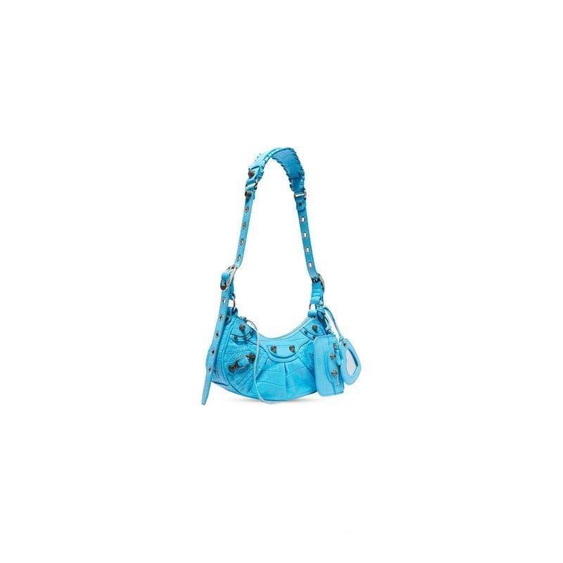 Balenciaga o1mt1gz1124 Size: OS / Le Cagole XS Shoulder Bag Crocodile Size ONE SIZE - 4 Thumbnail