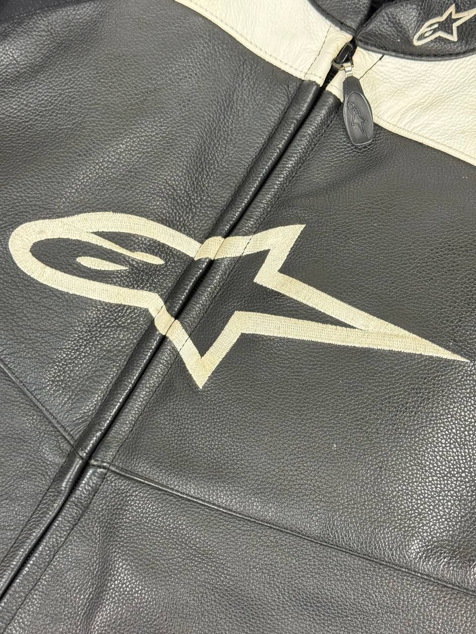 Alpinestars Alpiestars Leather Jacket Moto Armoured Padded Lined Size US L / EU 52-54 / 3 - 5 Thumbnail