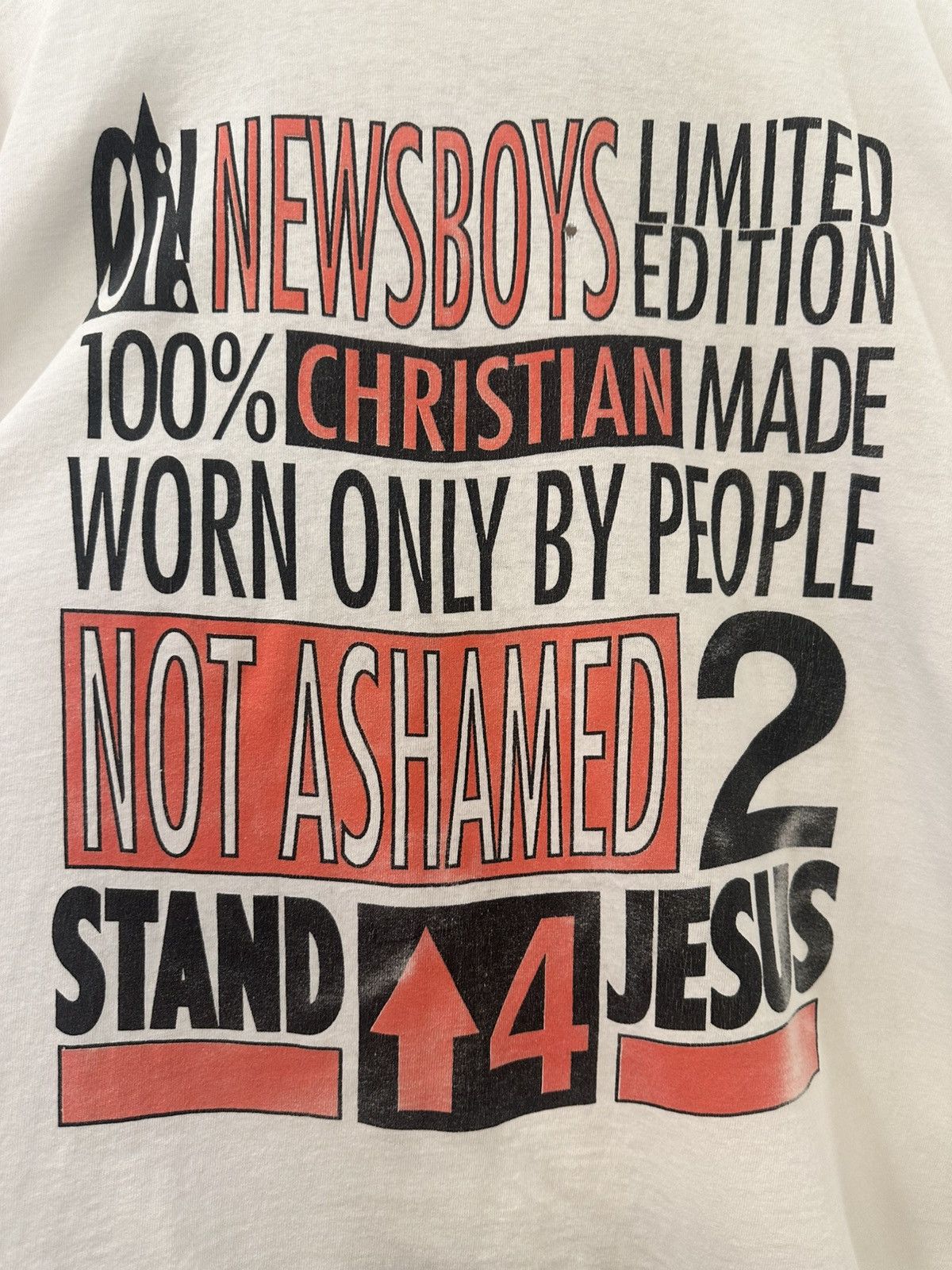 Band Tees Vintage Newsboys Not Ashamed Oi Boys Rare! Size XL Size US XL / EU 56 / 4 - 2 Thumbnail