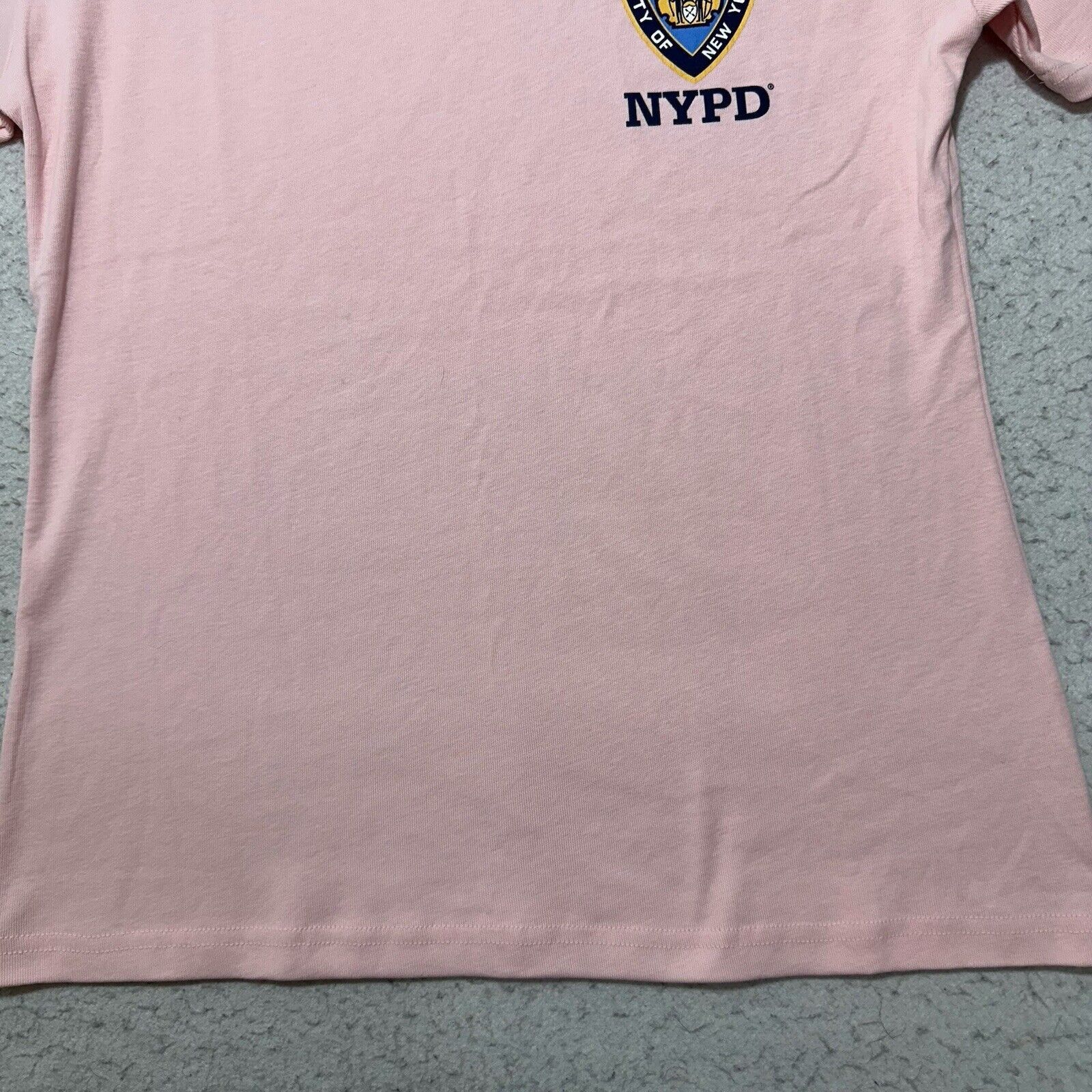 Other NYPD Large Logo T Shirt Pink Officially Licensed NYC Tee Size L / US 10 / IT 46 - 7 Thumbnail