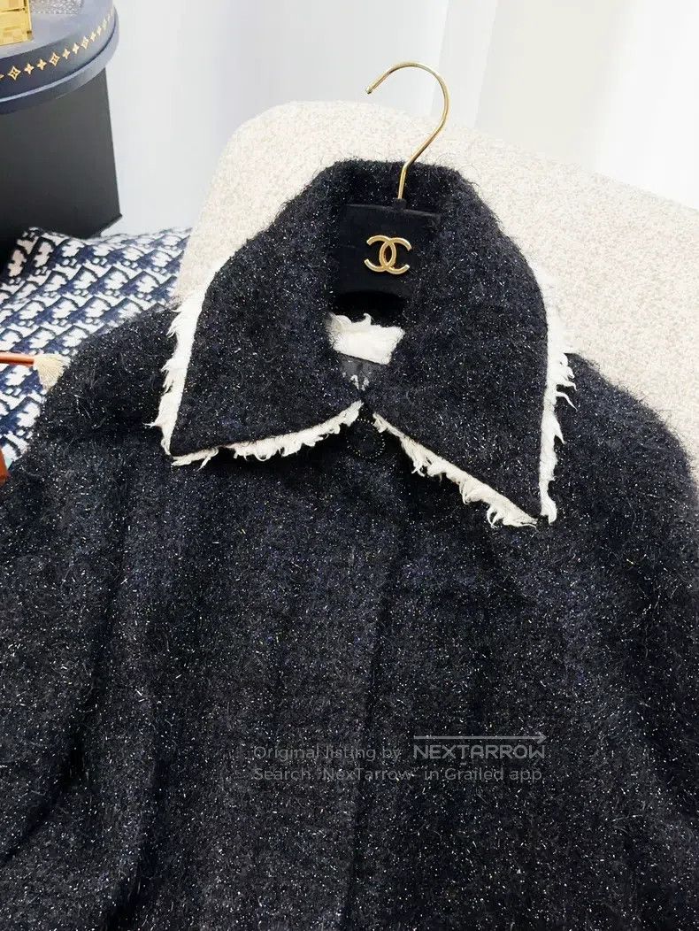 Chanel Chanel Chair series black and white colour block fine flas Size XXS / US 00 / IT 34 - 3 Thumbnail