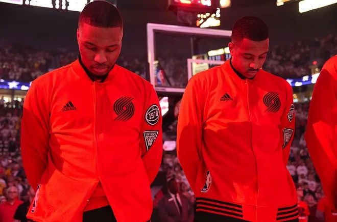 Adidas Portland Trail Blazers 2015-2016 NBA Adidas Warm Up Jacket Size US M / EU 48-50 / 2 - 4 Thumbnail