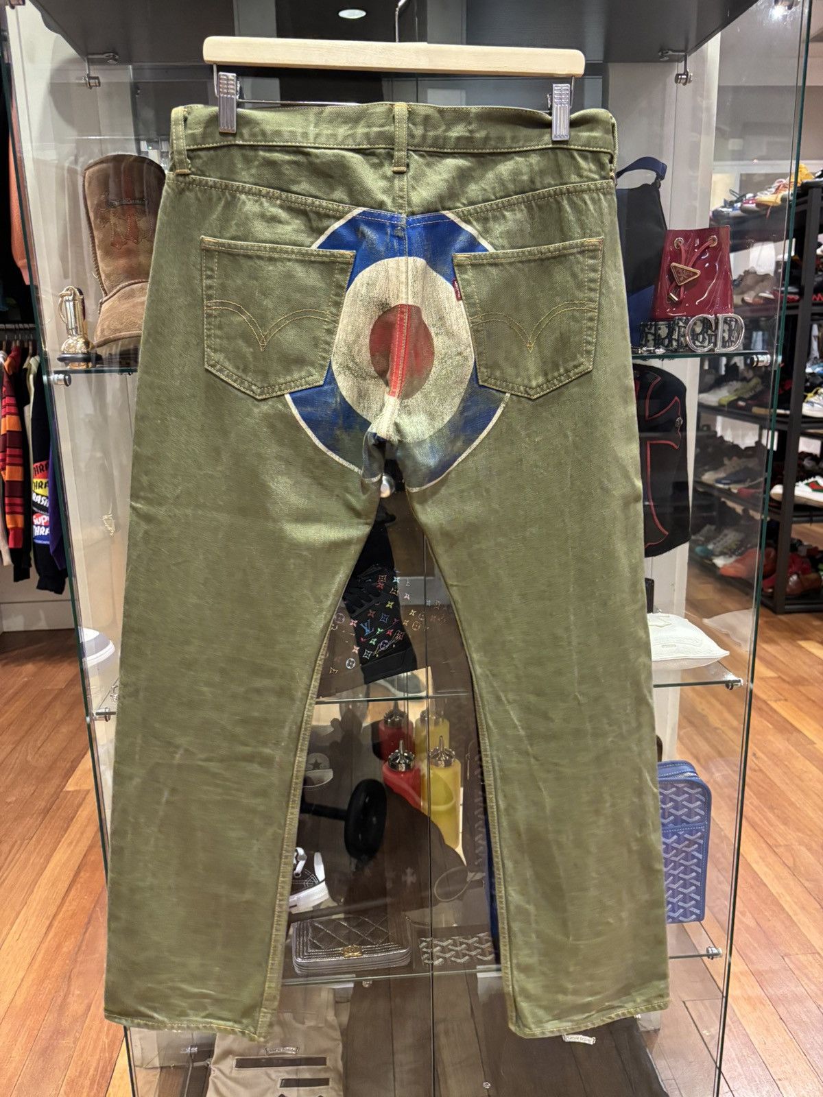 Junya Watanabe Junya Watanabe X CDG X Levi’s 2006 Bullseye Denim Size US 32 / EU 48 - 2 Thumbnail