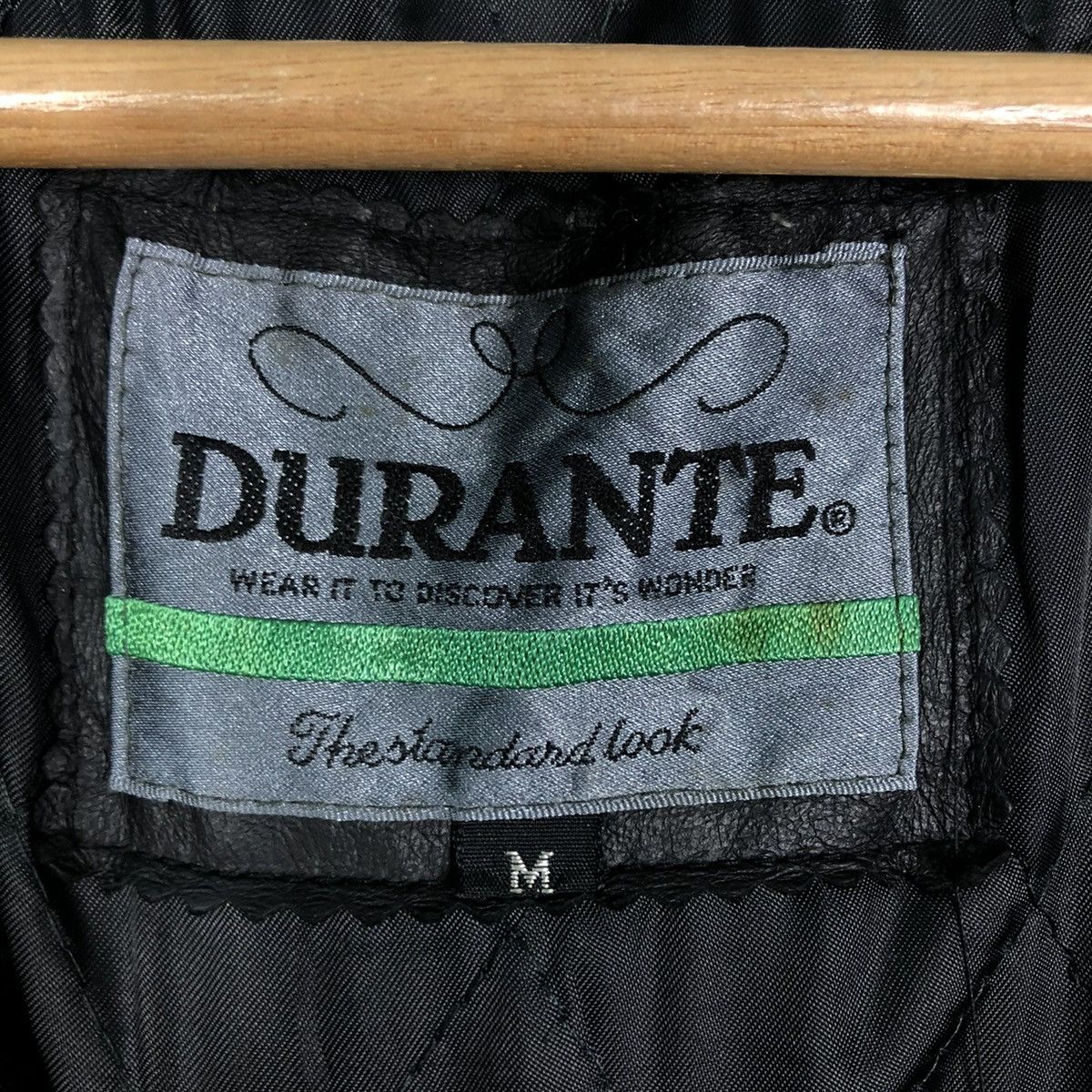 Japanese Brand 🔥VINTAGE BIKER LEATHER JACKET RACER DURANTE JAPAN Size US M / EU 48-50 / 2 - 18 Thumbnail