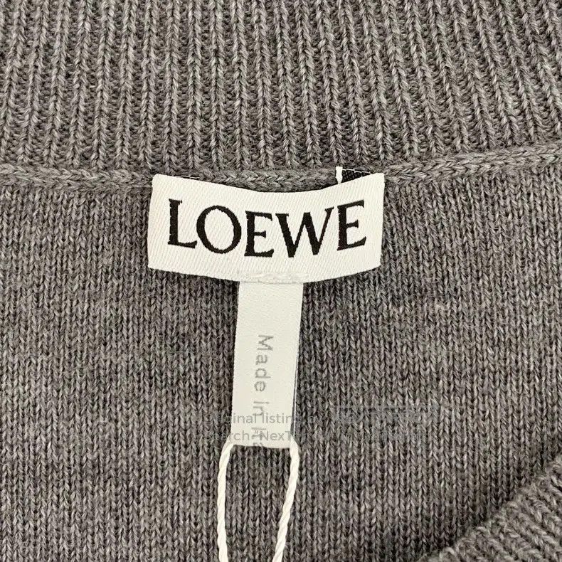 Loewe Loewe Gray Heart Letter Wool Sweater. Size US S / EU 44-46 / 1 - 5 Thumbnail