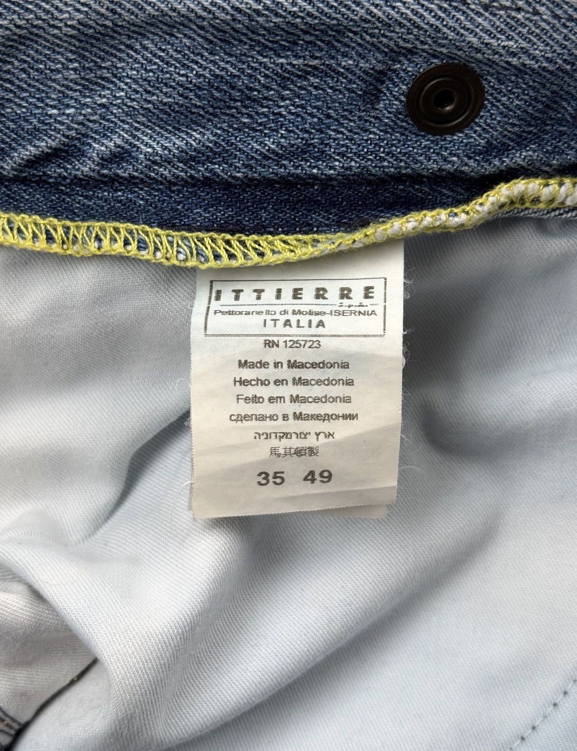Just Cavalli Just Cavalli Distressed Jeans SS10 Size US 35 - 8 Thumbnail
