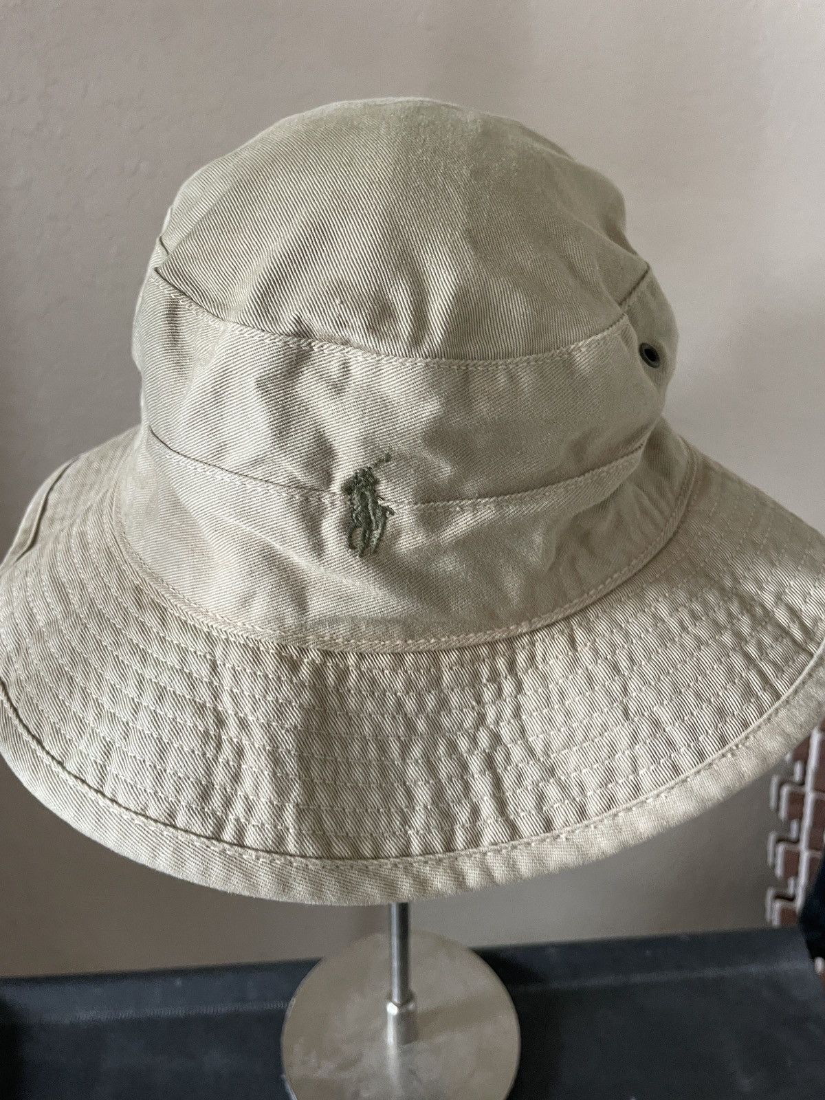 Polo Ralph Lauren Classic Cotton Bucket Hat Size ONE SIZE - 2 Thumbnail