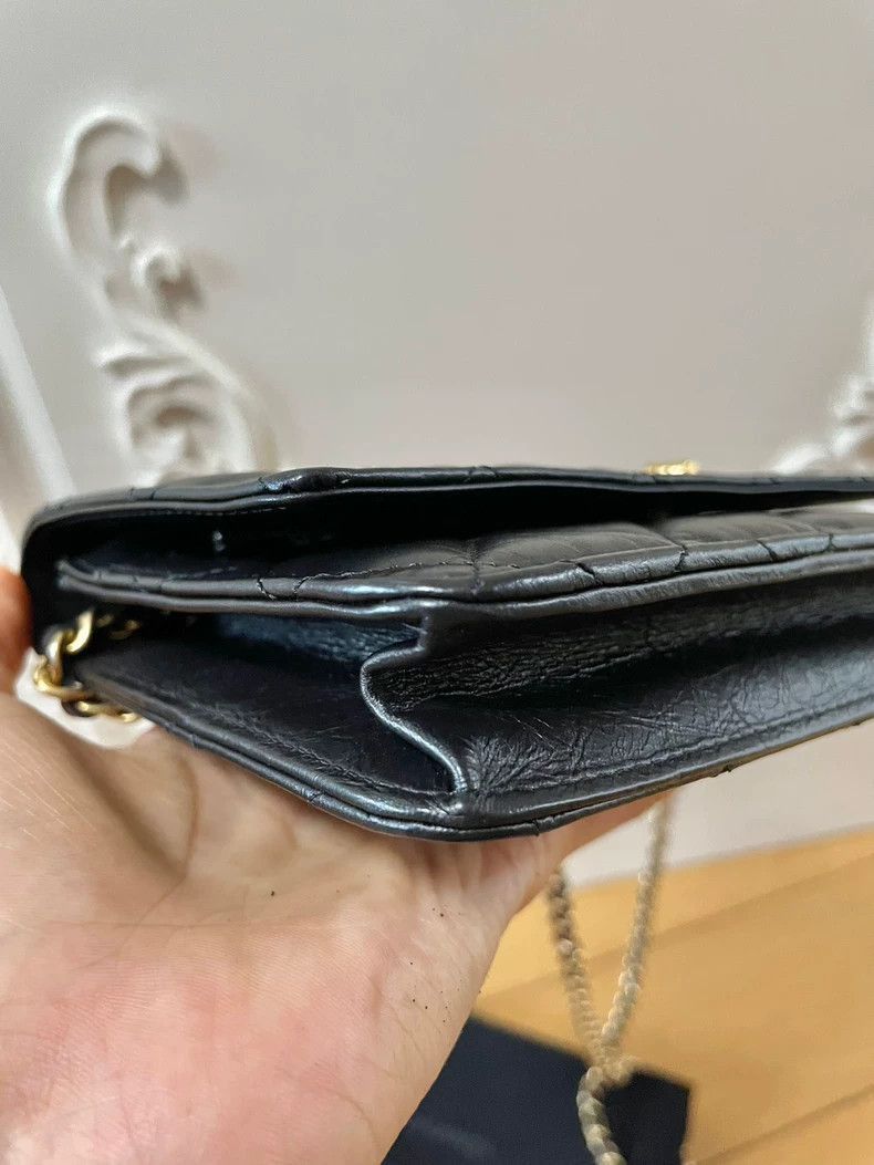 Chanel Chanel Quilted Black Leather Bag -2505 Size ONE SIZE - 7 Thumbnail