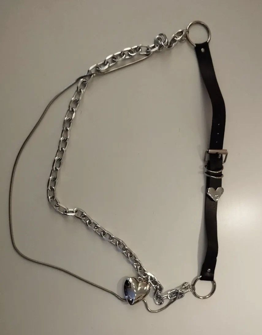 Jewelry Punk Metal Peach Heart Body Chains Size ONE SIZE - 3 Thumbnail