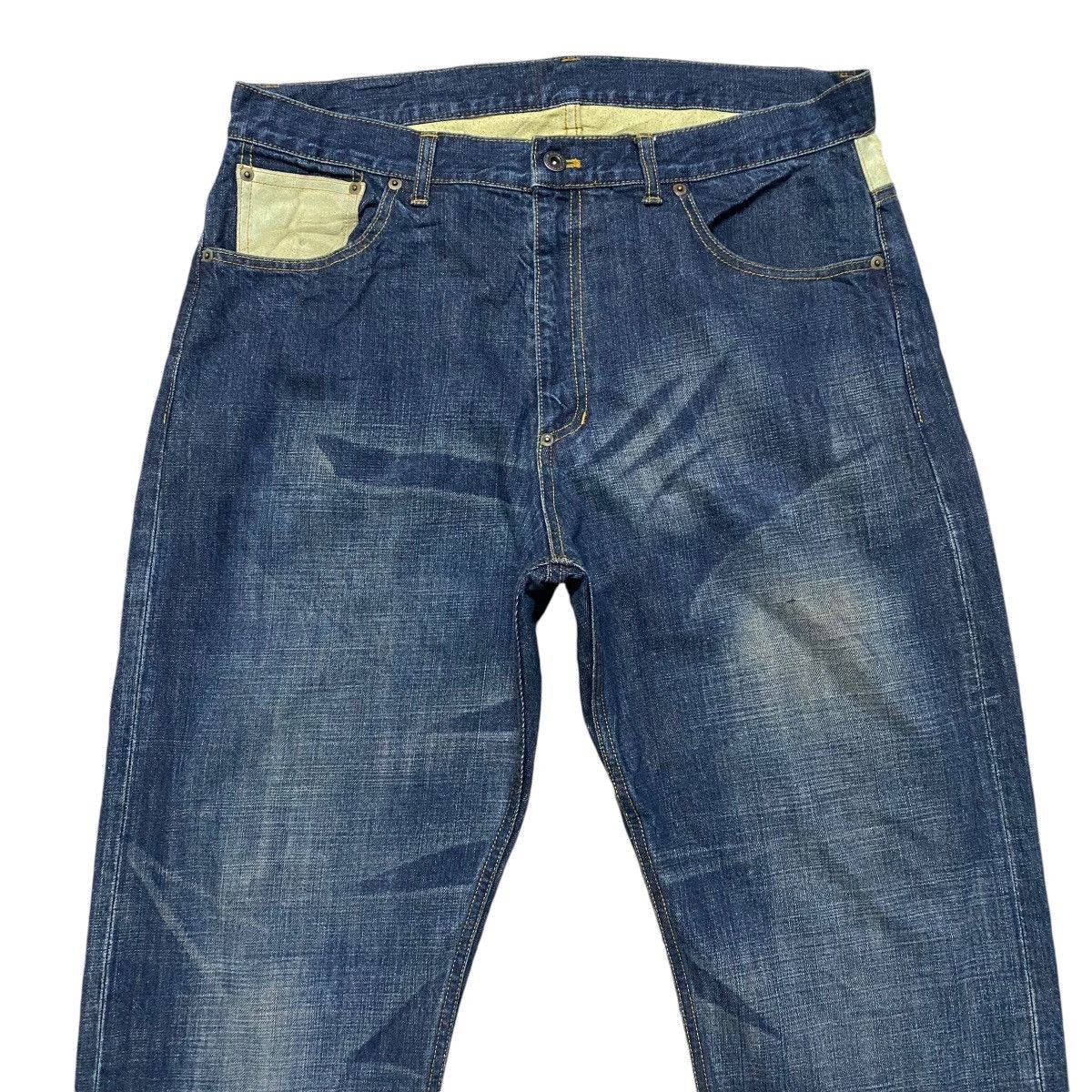 Engineered Garments 'HEARTS OF DIXIE' Cootie Denim Jeans Leather Pocket Size US 34 / EU 50 - 3 Thumbnail