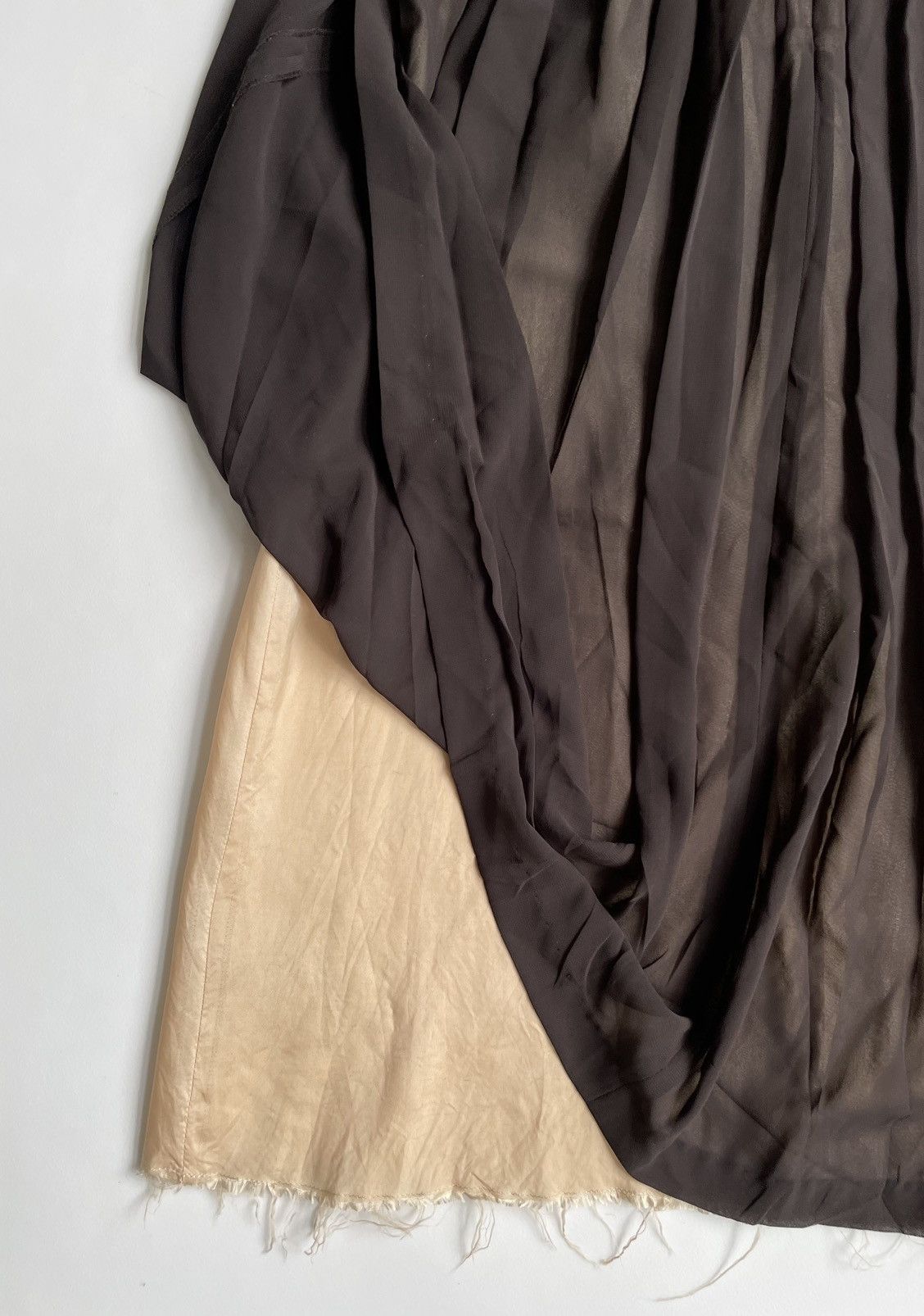 Maison Margiela S/S 03 Raw Edge Lifted Up Skirt Dress Size M / US 6-8 / IT 42-44 - 23 Thumbnail