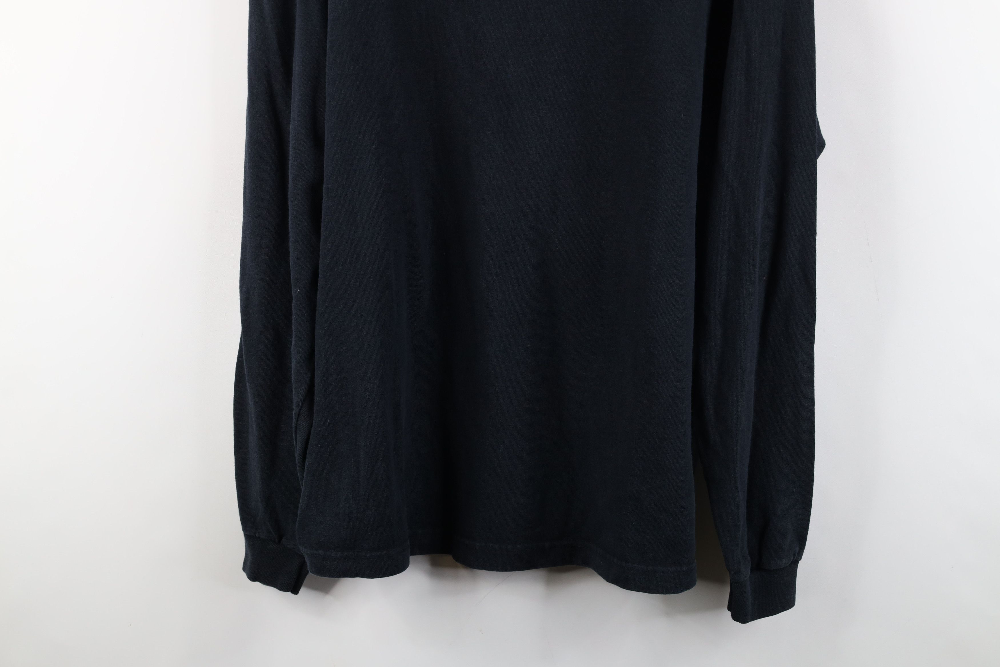 Vintage Vintage 90s Streetwear Blank Heavy Cotton Mock Neck T-Shirt Size US L / EU 52-54 / 3 - 3 Thumbnail