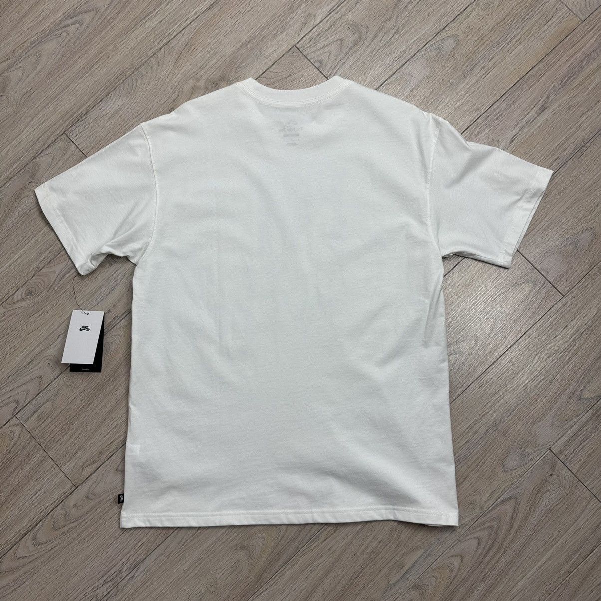 Nike Crazy Nike SB White Loose Fit Skater Tee Size US M / EU 48-50 / 2 - 6 Thumbnail