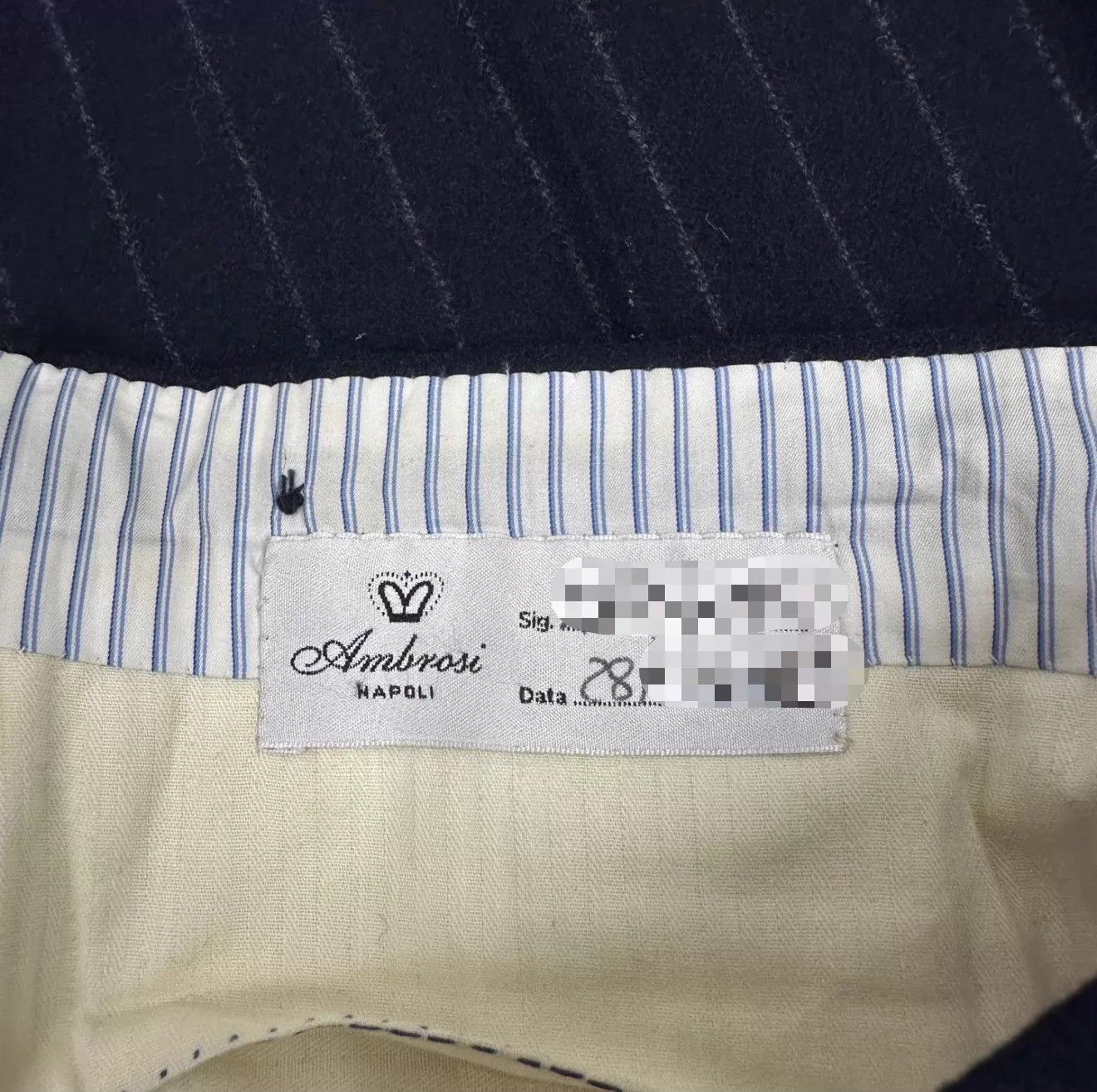 Orazio Luciano Orazio Luciano x Ambrosi Napoli Bespoke Suit Size 50 Lightly Used Size 50R - 9 Thumbnail