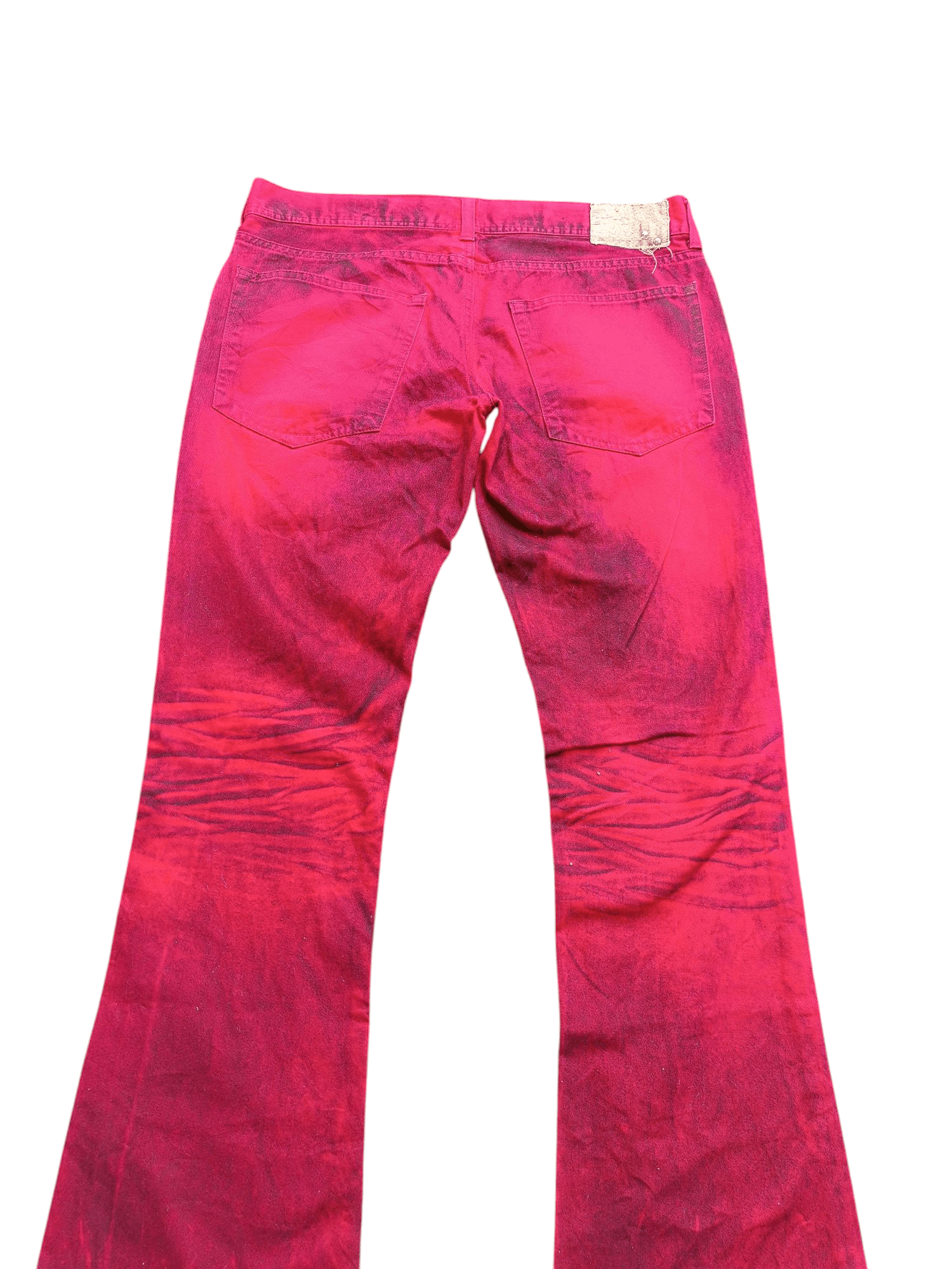 Japanese Brand FIRE🔥Japanese Brand Whisker Punk Flare Stud Denim E250 Size US 32 / EU 48 - 12 Thumbnail