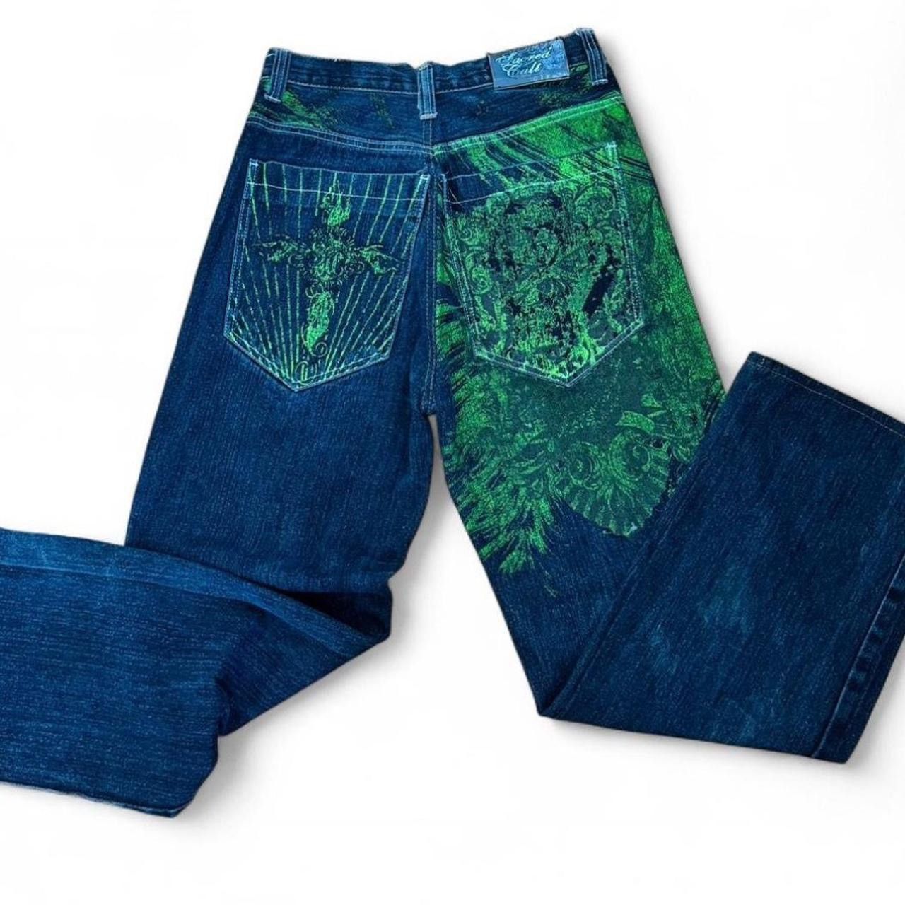 Vintage Authentic Vintage Sacred Cult embroidered jeans Size 28" / US 6 / IT 42 - 1 Thumbnail