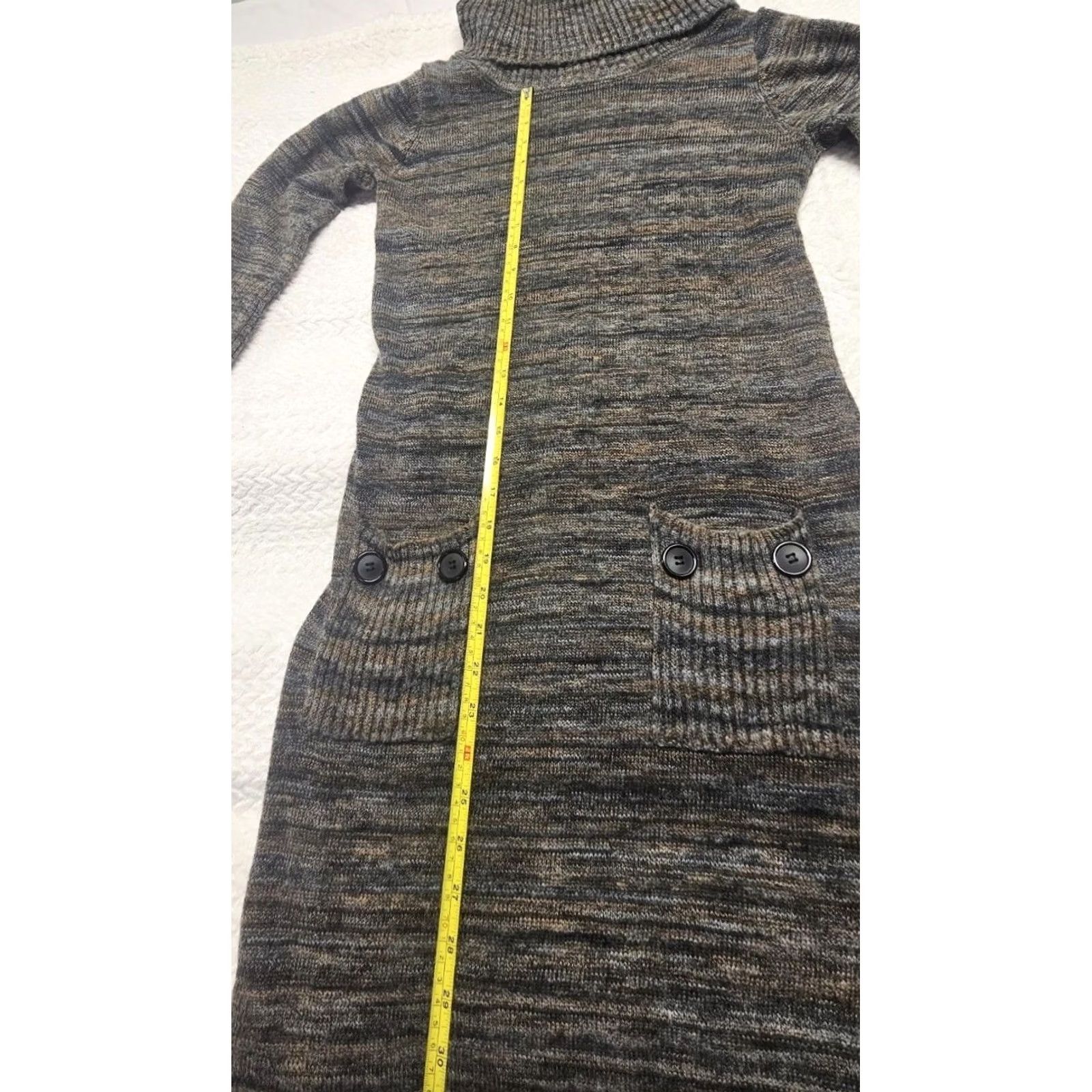 Alyx Alyx Sweater Dress Womens M Marbled Turtleneck Pockets Midi Winter, Spring, Fall Dress Mens? Size M / US 6-8 / IT 42-44 - 8 Thumbnail
