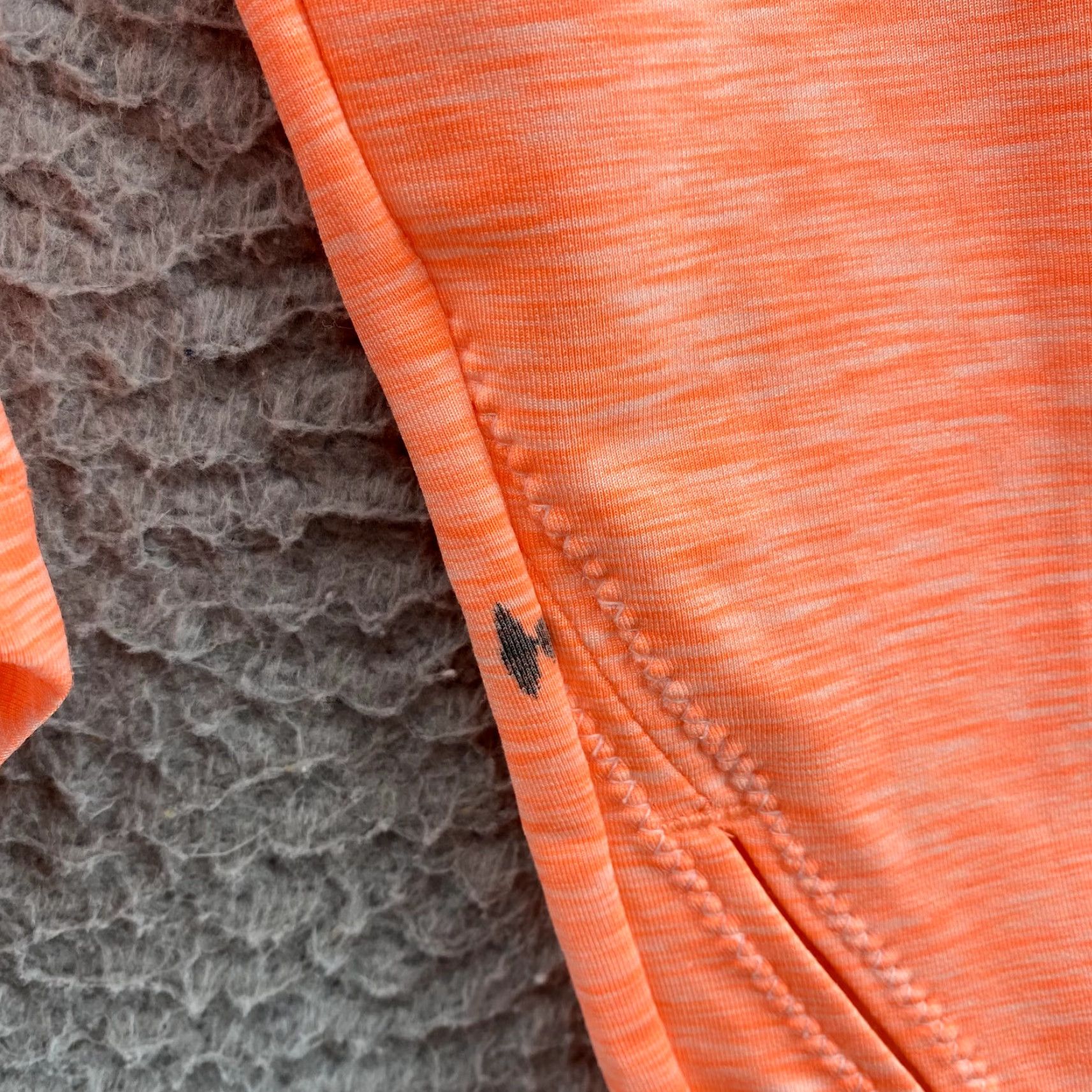 Vintage Zero Restriction 1/4 Zip Sweatshirt Women Small Orange Pullover Athleisure Sport Shirt Size S / US 4 / IT 40 - 4 Thumbnail