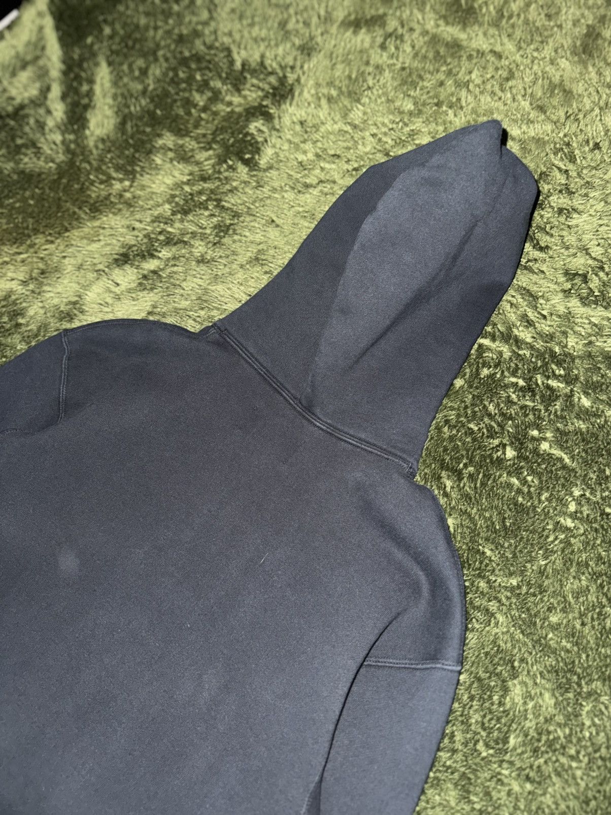 Japanese Brand [M] Jordan Essentials Pixel Embroidered Fleece Hoodie Black Size US XL / EU 56 / 4 - 9 Thumbnail