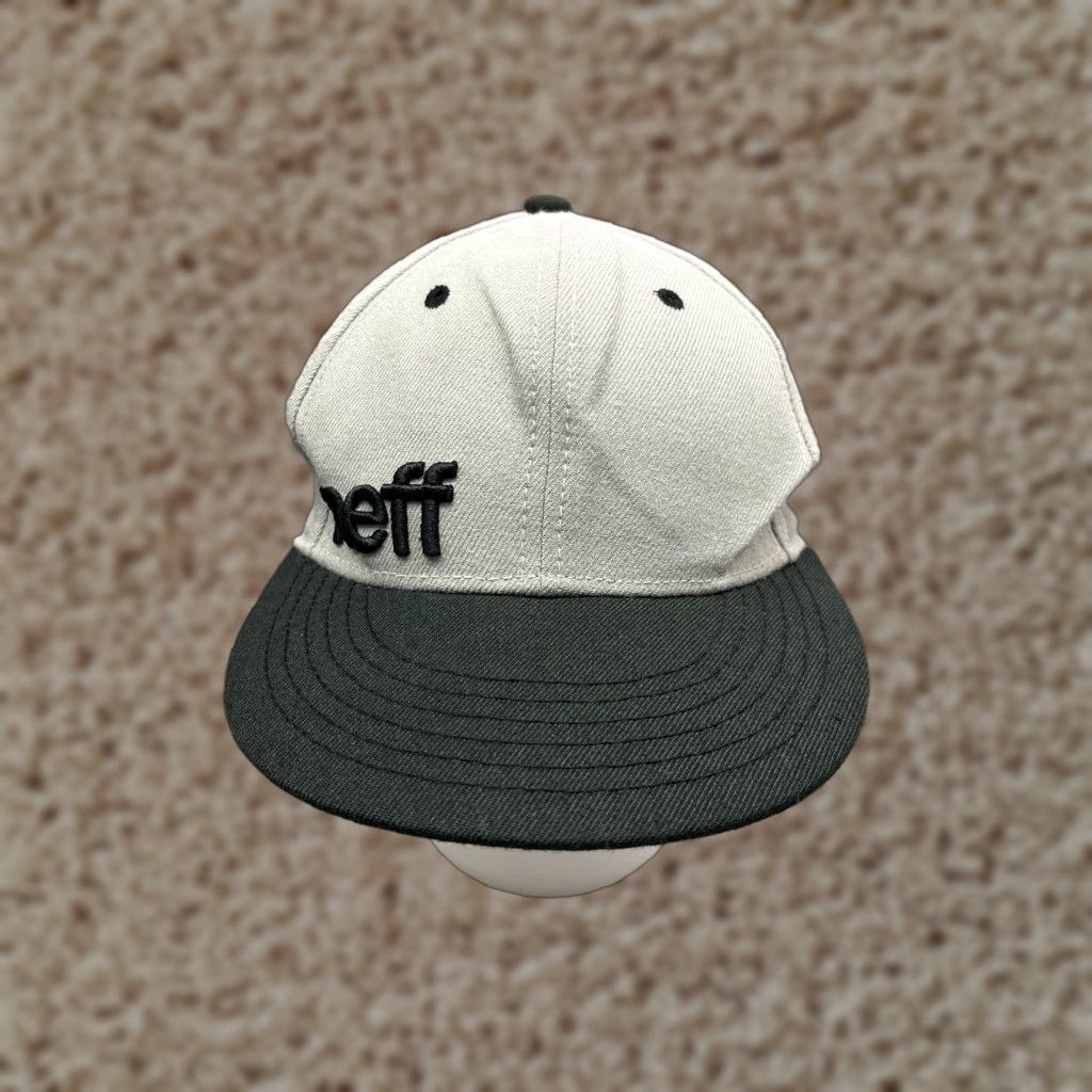 Vintage NEFF Hat Cap Snap Back Adult One Size Gray Black Acrylic Wool Blend Beach Navy Logo Hats Men One Size Size ONE SIZE - 1 Thumbnail