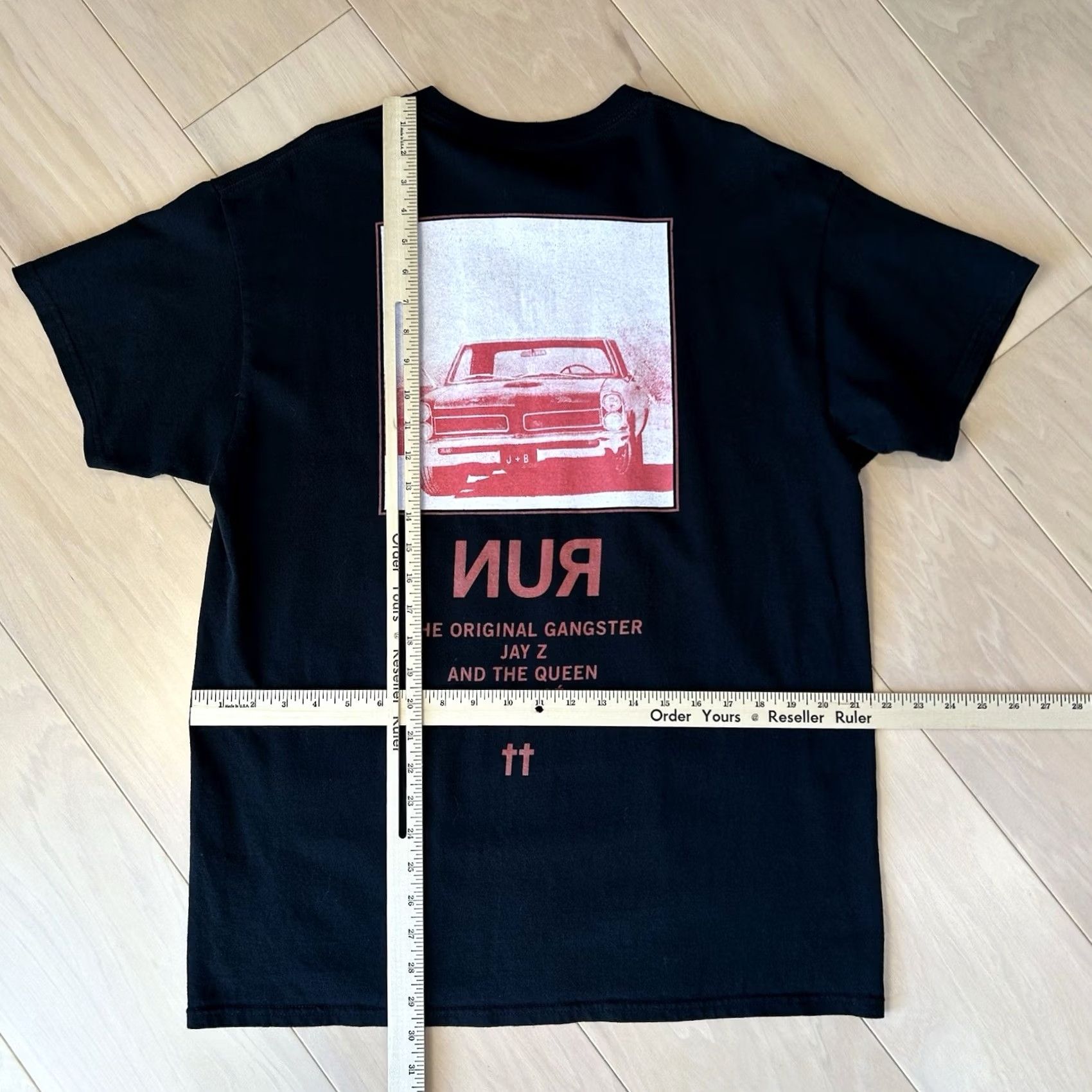 Vintage Jay-Z x Beyonce OTR 2 Tour Black Short Sleeve Tee Size Large Size US 33 - 5 Thumbnail