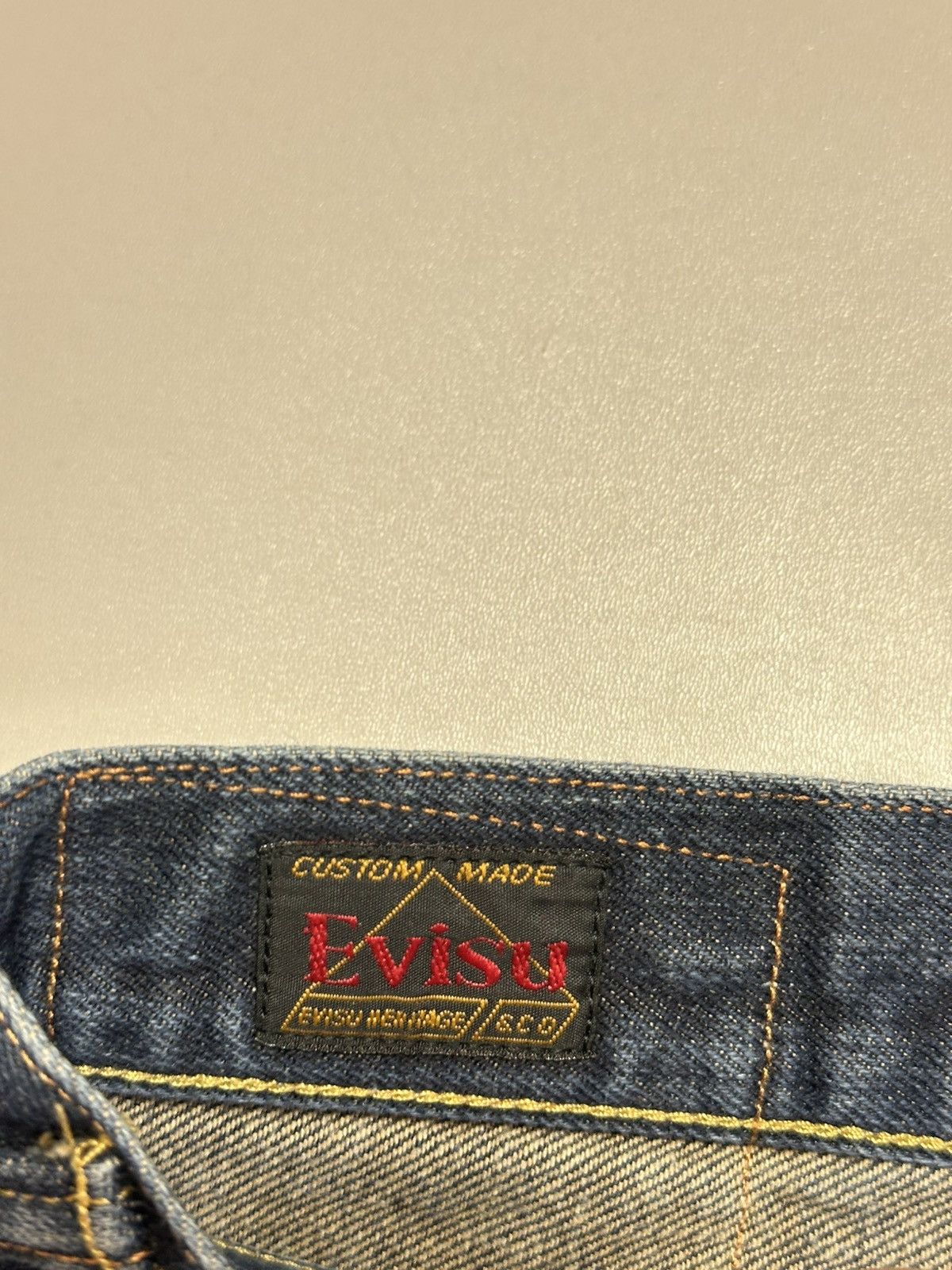 Evisu × Vintage Vintage Evisu Seagull Selvedge Jeans Size US 30 / EU 46 - 7 Thumbnail