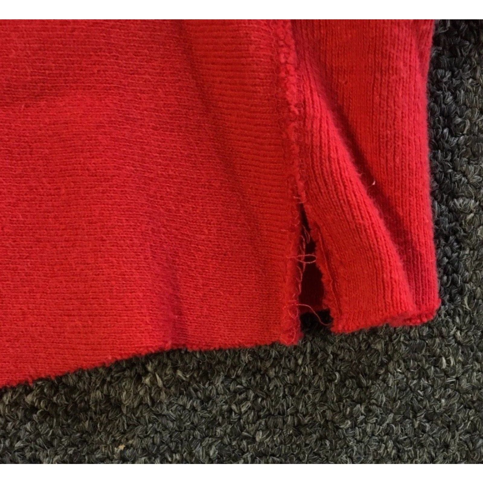 Champion Vtg 90s Champion Reverse Weave Cut Off Crop Sweatshirt M USA Track Grunge Hoodie Women Red Size M Size M / US 6-8 / IT 42-44 - 7 Thumbnail