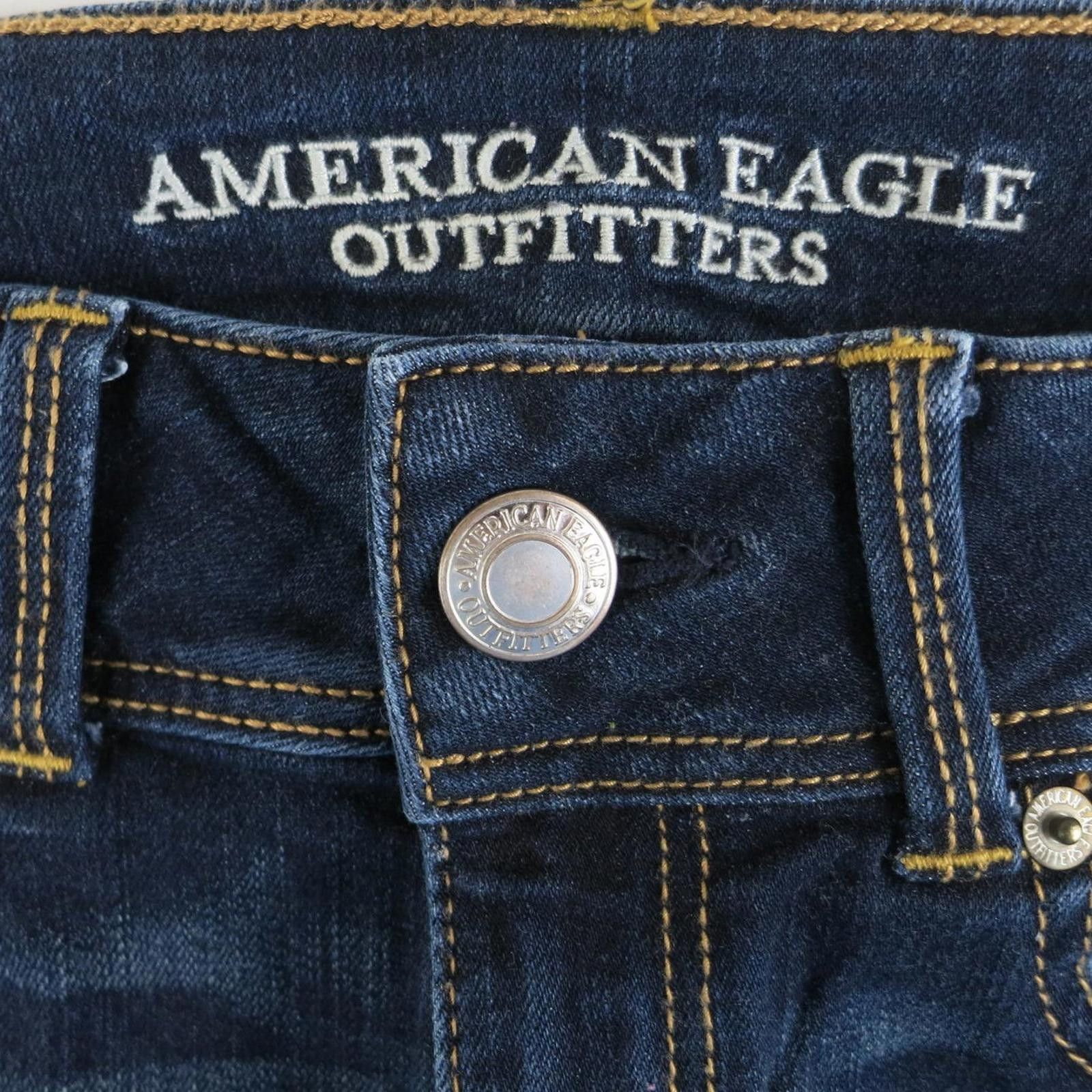 American Eagle Outfitters American Eagle Outfitters Dark Blue Boot Cut Jeans Size 2 Size 26" / US 2 / IT 38 - 4 Thumbnail