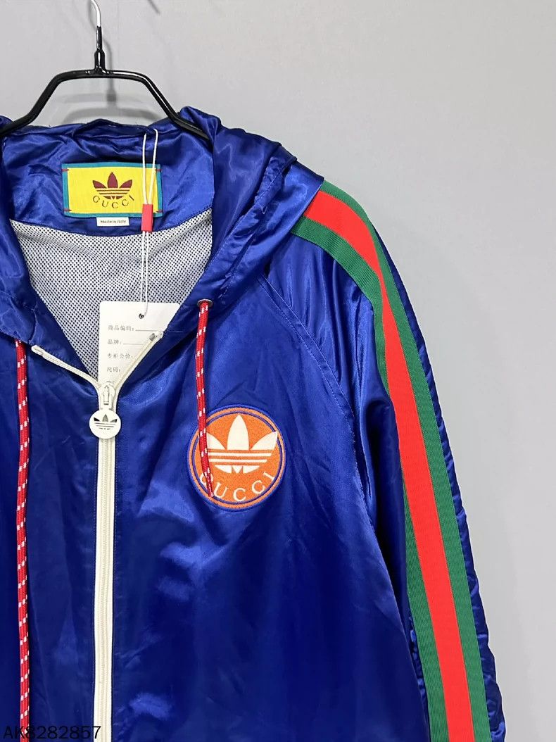 Gucci Gucci Adidas co-branded striped jacket 2501-Nextarrow Size US M / EU 48-50 / 2 - 4 Thumbnail