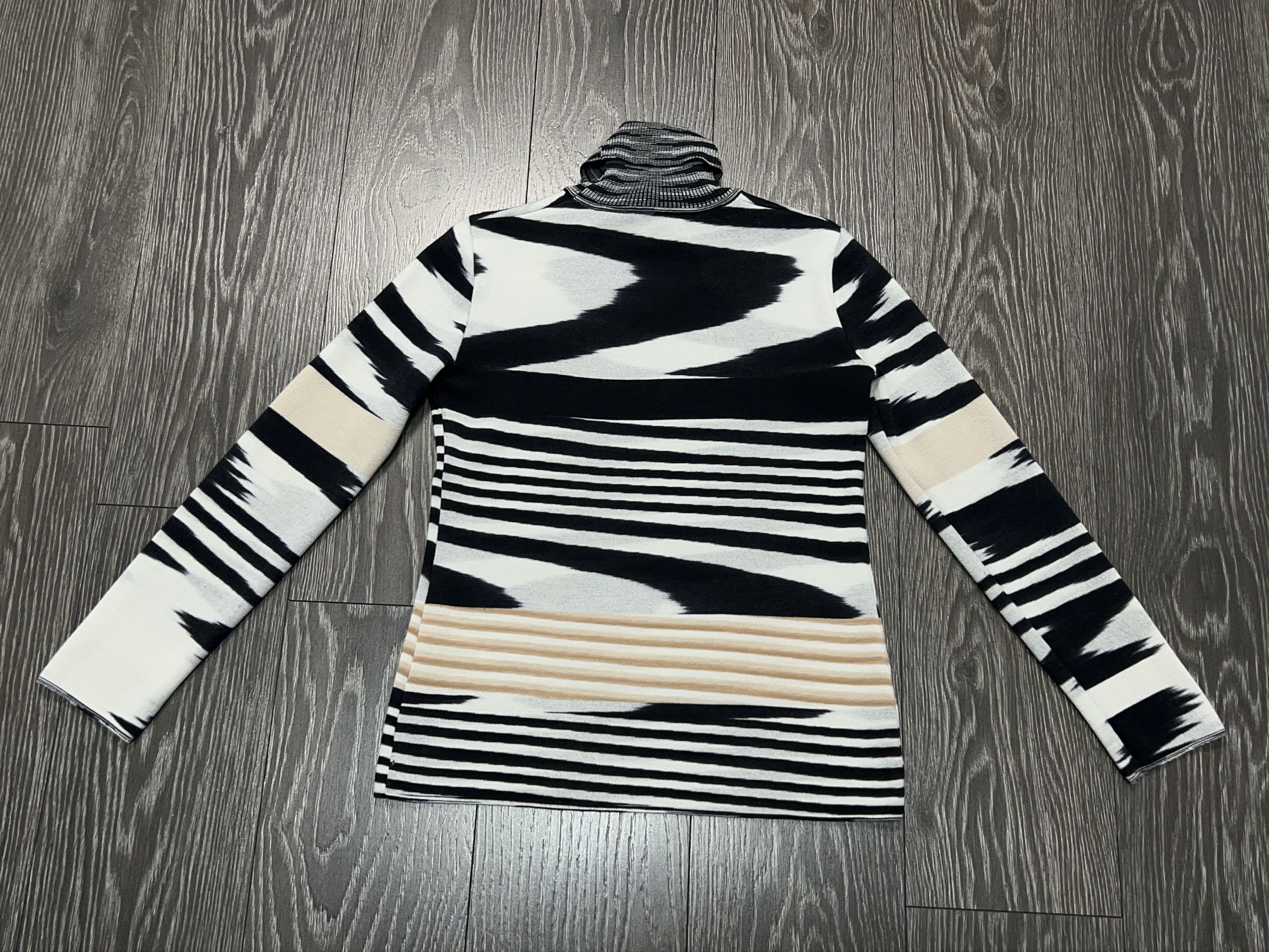 Missoni Womens Multicolor Jumper Sweater Turtleneck Wool Size M US 6 Size M / US 6-8 / IT 42-44 - 13 Thumbnail
