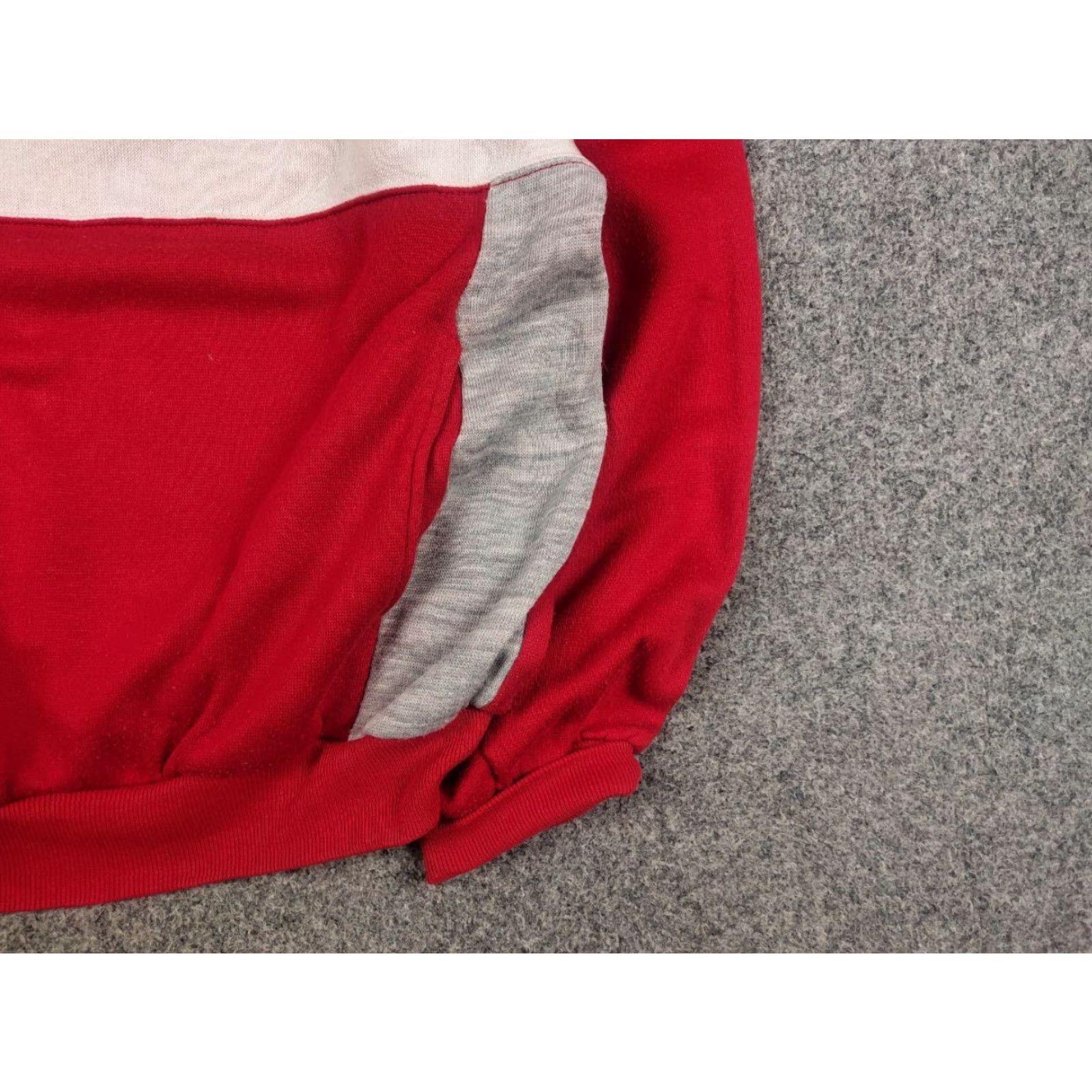 Nike VINTAGE Nike Oregon USA TST Red Pullover Zip Sweatshirt Shirt Mens L Red 80s USA Nike Sportswear Sweatshirt Size US L / EU 52-54 / 3 - 6 Thumbnail
