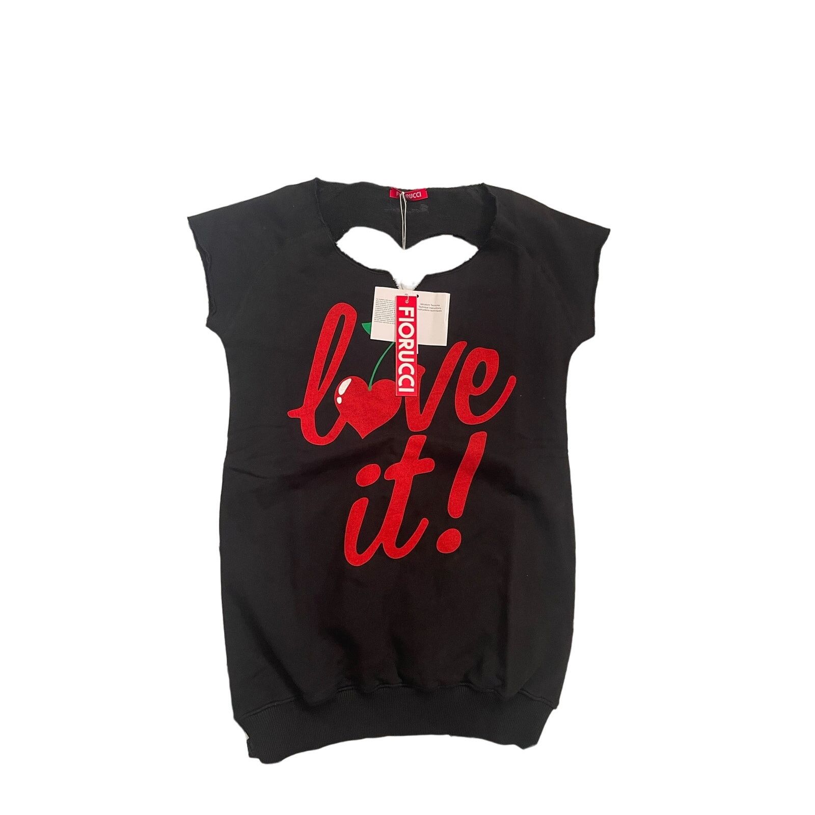 Fiorucci Fiorucci Love It Sweatshirt Tunic Top, NWT, size: Small Size S / US 4 / IT 40 - 1 Thumbnail