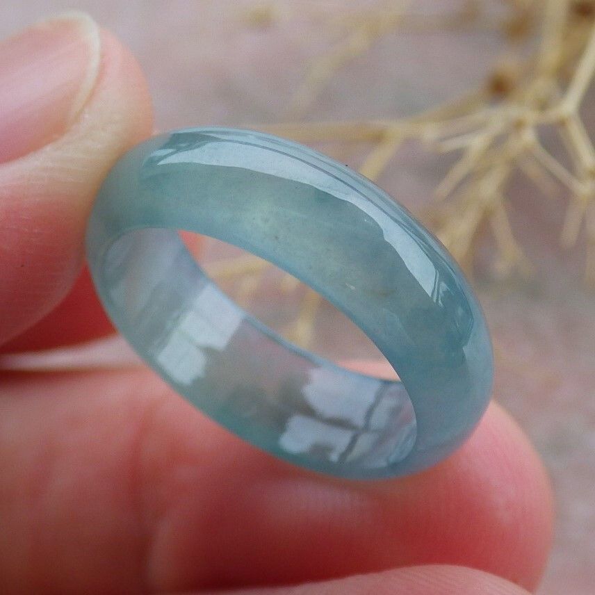 Other 108606 VS Certified ICY Jadeite Jade Green RING Circle NO.5 Size ONE SIZE - 1 Thumbnail