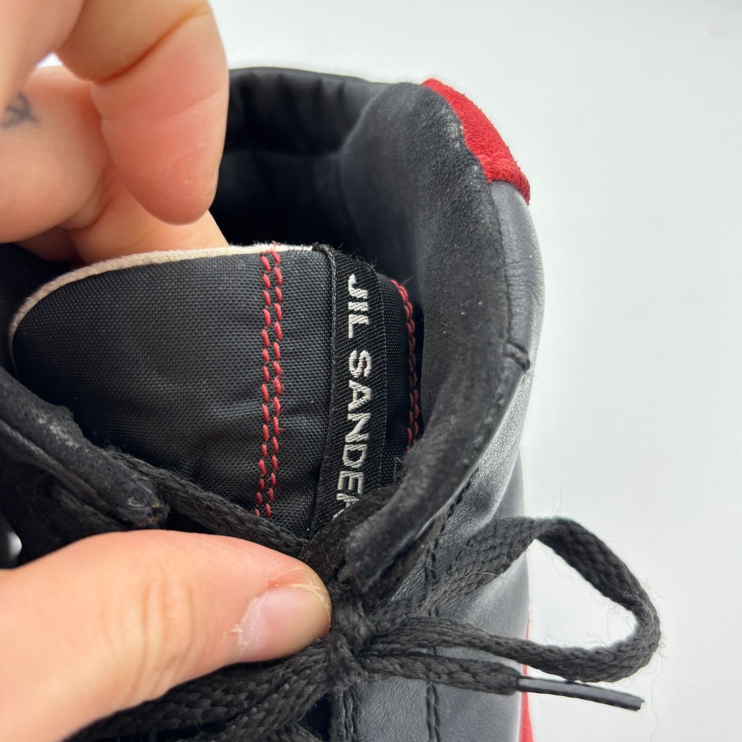 Jil Sander × Puma Jil Sander Puma Suede Leather High Top Sneakers Womens 9 Y2K Size US 9 / IT 39 - 9 Thumbnail