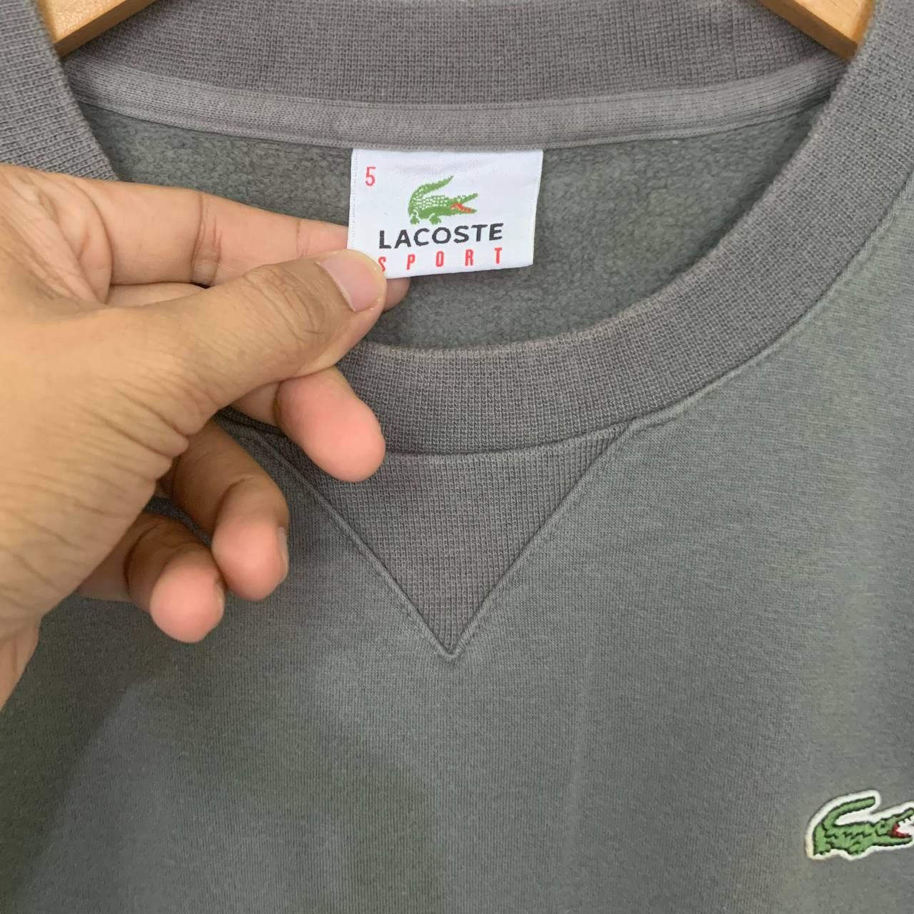 Lacoste × Vintage Vintage Lacoste Sweatshirt Medium Size Size US M / EU 48-50 / 2 - 4 Thumbnail