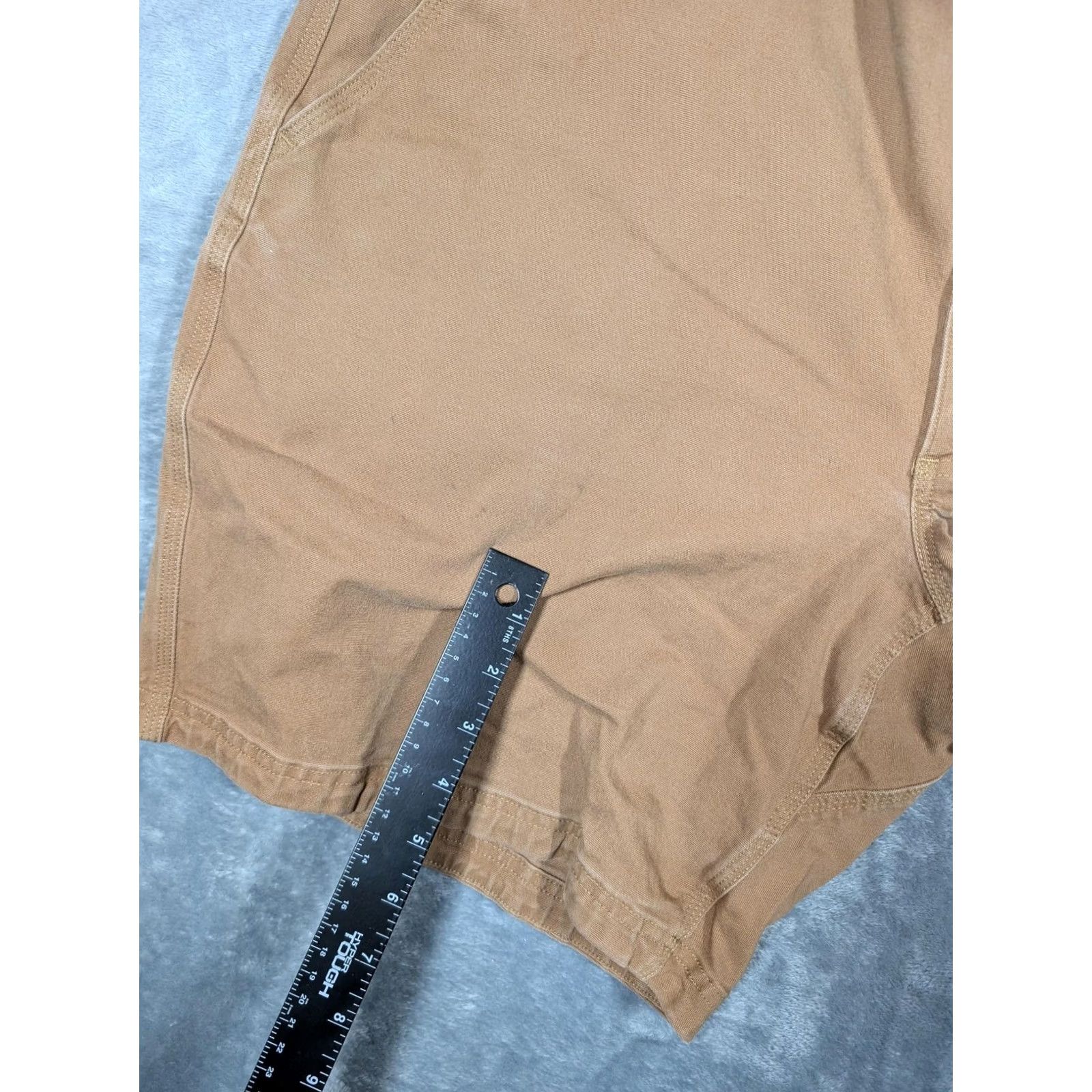 Duluth Trading Company Duluth Trading Co Flex Fire Hose Shorts Mens 44 Brown 8 Inch Inseam Canvas Work Chino Pocket Utility Zip Fly Flat Front Stretch Cotton Spandex Size US 44 / EU 60 - 5 Thumbnail