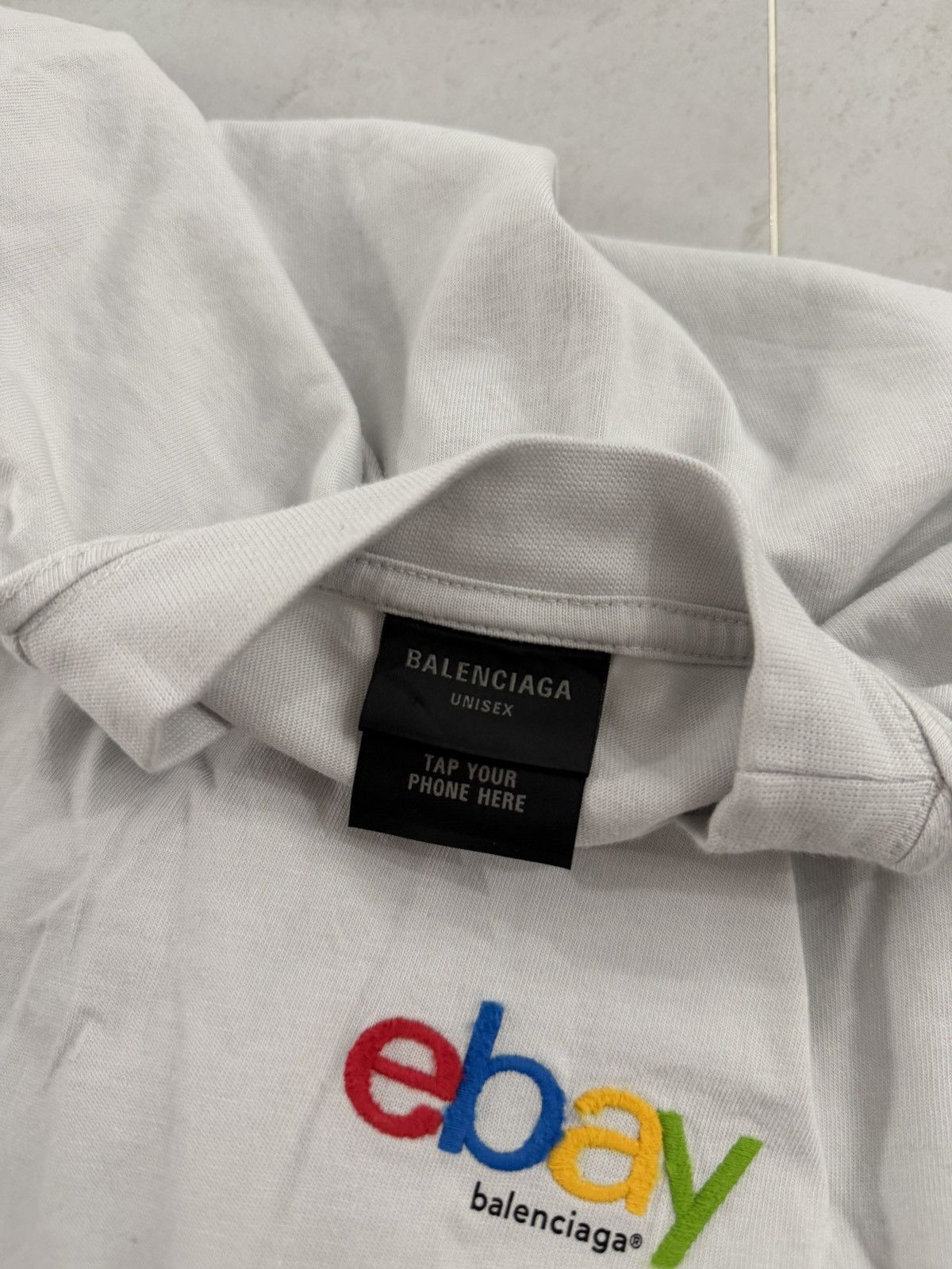 Balenciaga Balenciaga Ebay Oversized Logo Tshirt Sz.3 Size US L / EU 52-54 / 3 - 3 Thumbnail