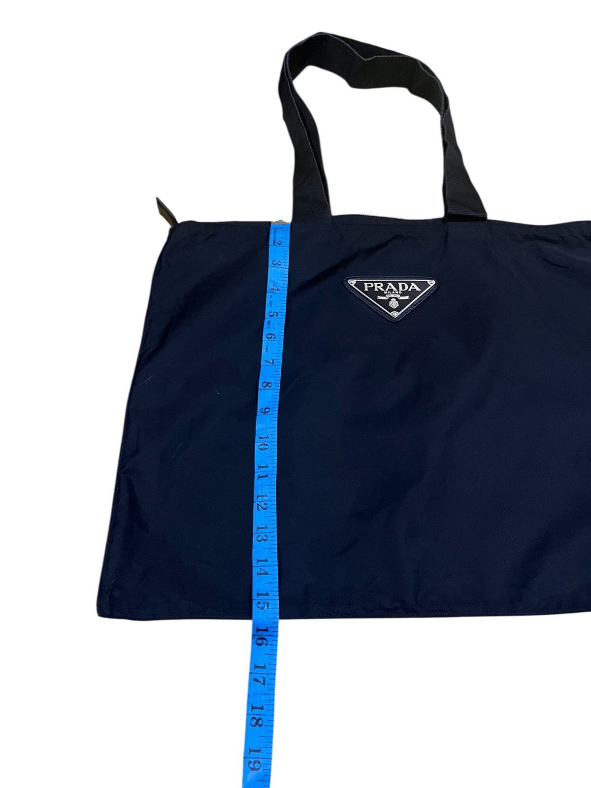 Prada Prada nylon zip tote bag black Size ONE SIZE - 17 Thumbnail