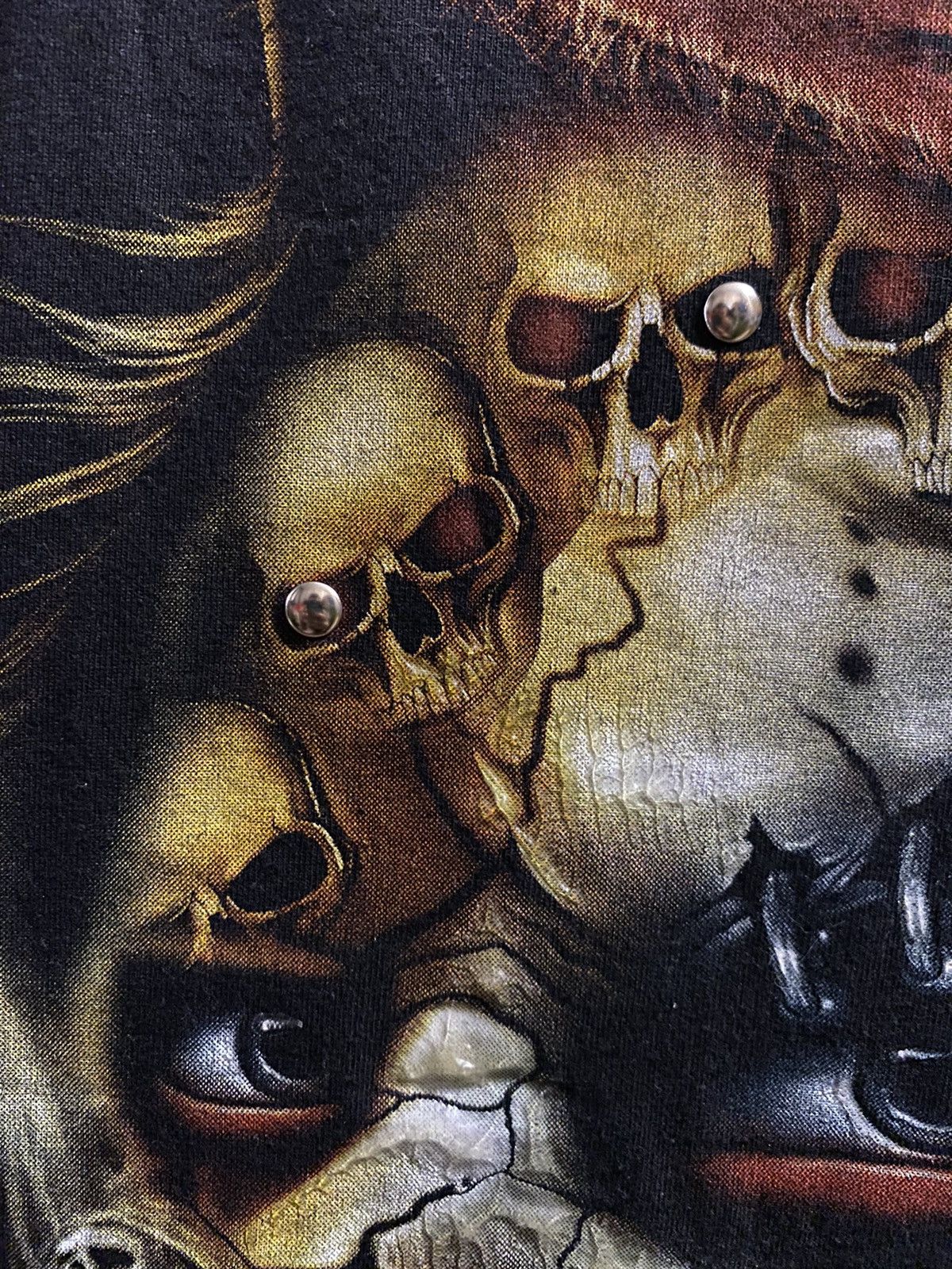 Vintage Rare Vintage T-Shirt Skulls Rock Metal Stripes. Size US S / EU 44-46 / 1 - 4 Thumbnail