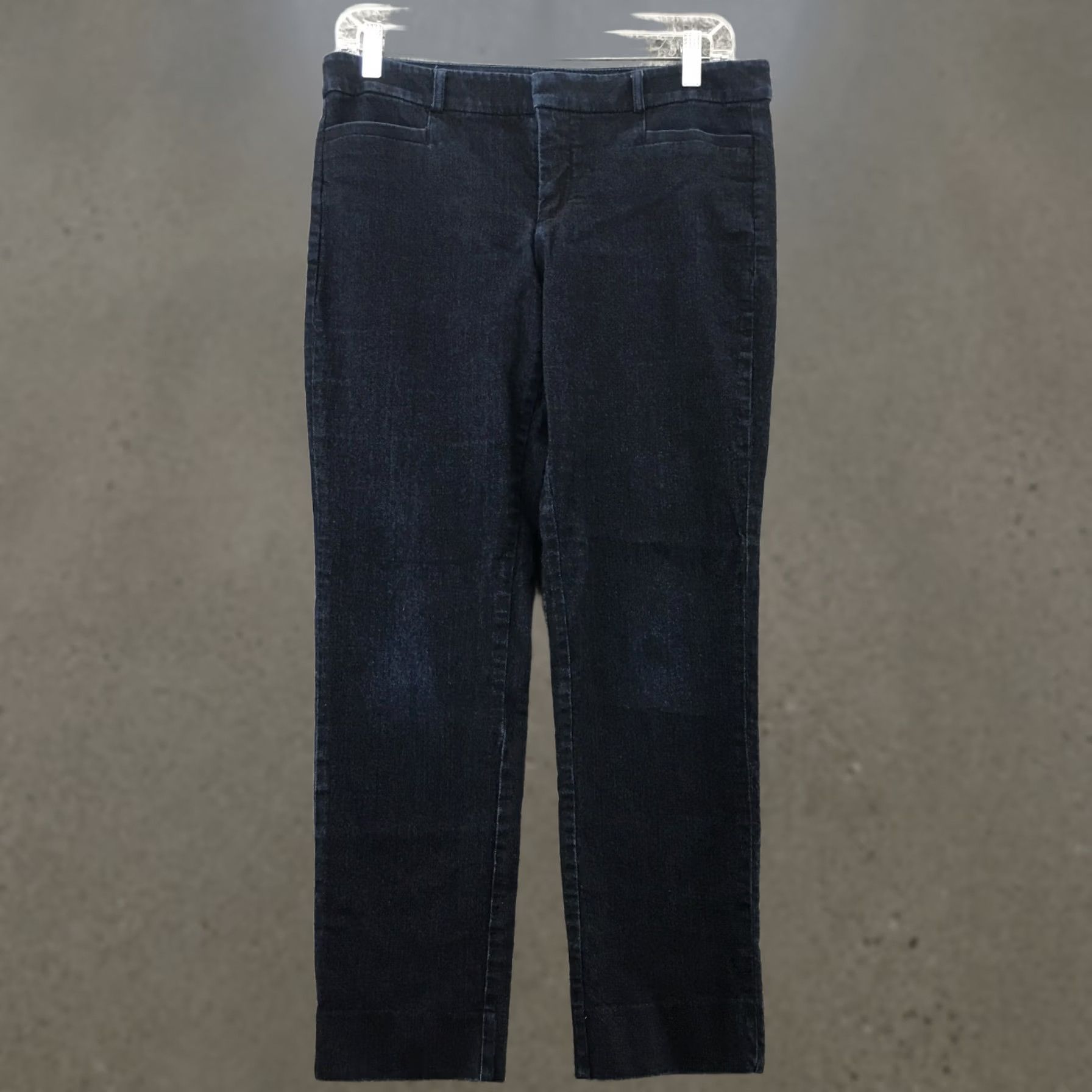 Banana Republic Banana Republic Sloan Cropped Jeans Womens 8 Blue Dark Wash Denim Cotton Blend Jeans Regular Womens 8 Blue Dark Wash Denim Cotton Blend Size 30" / US 8 / IT 44 - 1 Thumbnail