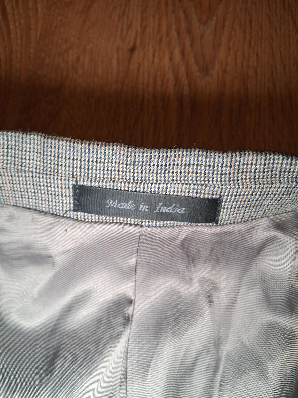 Polo Ralph Lauren Ralph Lauren Sport Coat Mens 42R Gray Houndstooth Silk Wool Size 42R - 4 Thumbnail