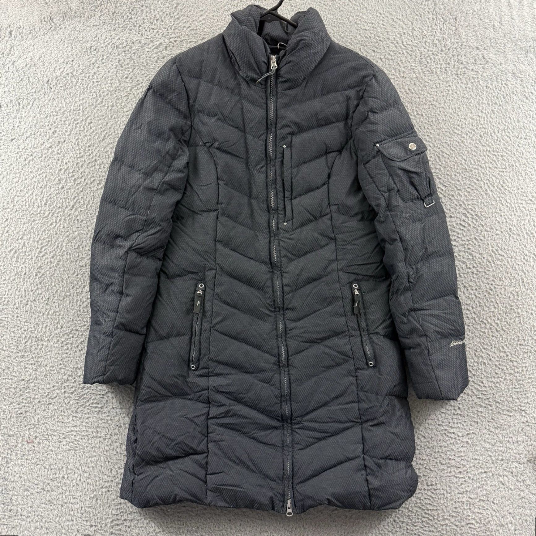 Eddie Bauer Eddie Bauer Parka Womens Medium Gray Long Sun Valley Down Jacket Coat Parka Size M / US 6-8 / IT 42-44 - 2 Thumbnail